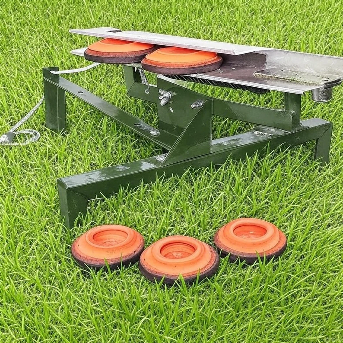 Trimax Lanceur de plats double (corde) | Lanceur d'objectifs en argile. Lance corde.