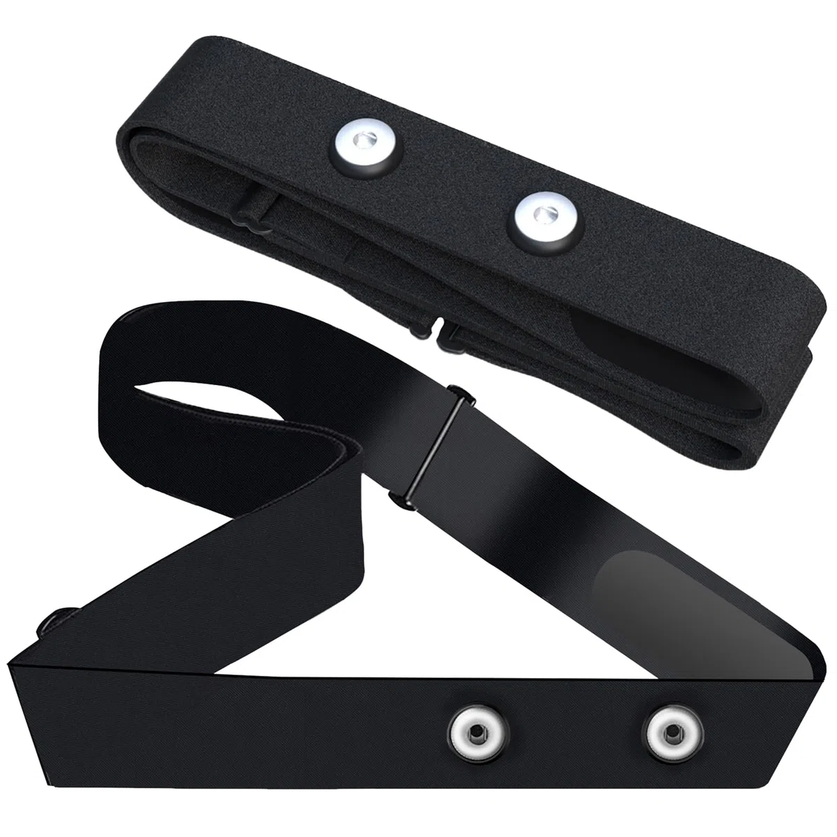 Ceinture Cardio Réglable 70-110cm, Bande de Remplacement Compatible Polar H10/H9, Ceinture Cardio Compatible avec Garmin, Wahoo, Coospo, Magene, Bryton, Livlov