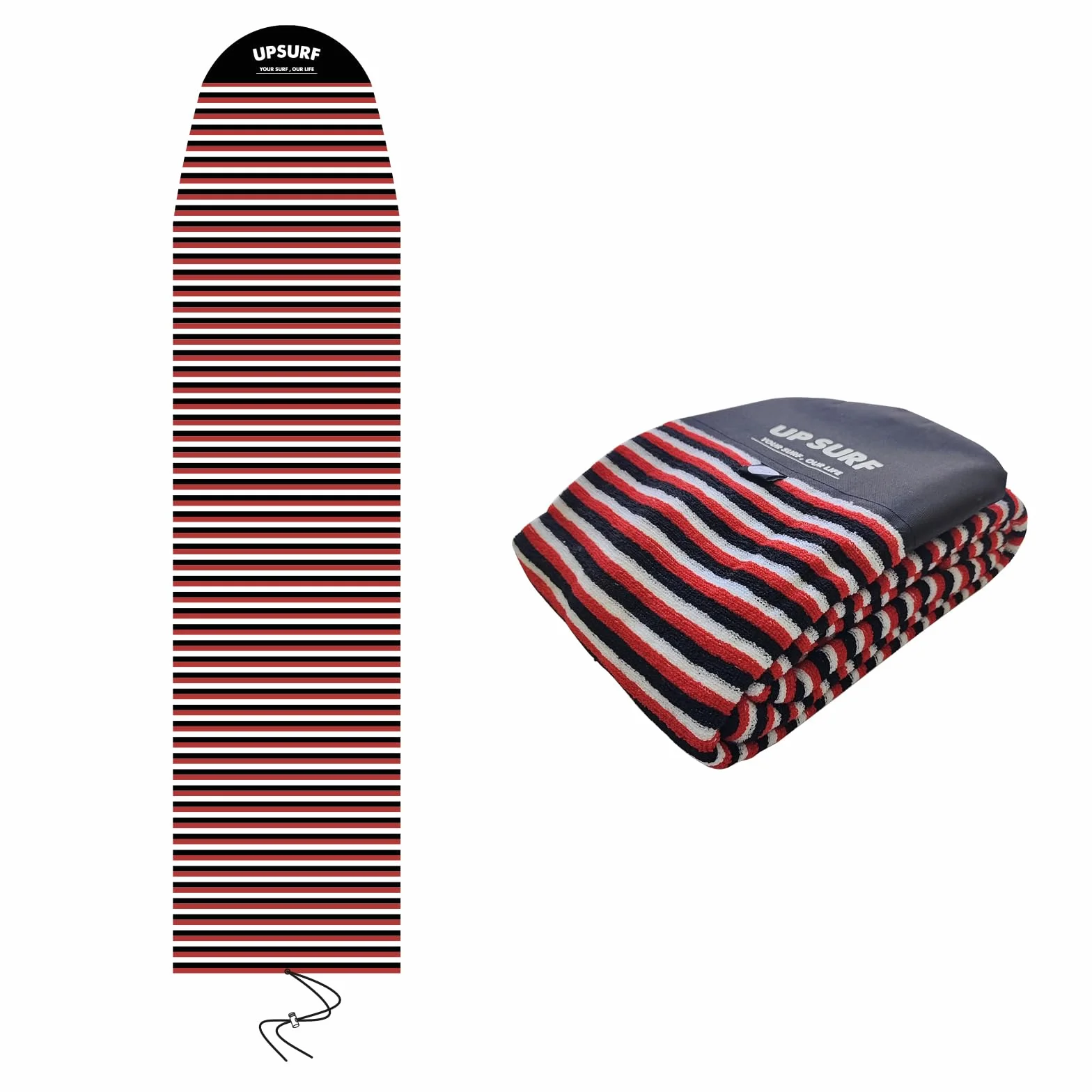 UPSURF Housse de chaussettes de surf longue pour planche de surf 2'/2'6"/2,4 m/2,9 m/3,5 m