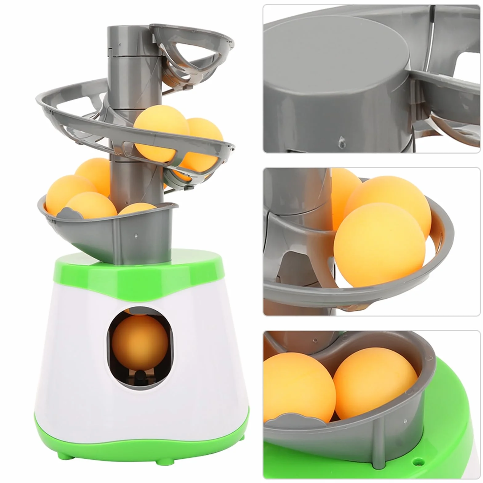 Robot de Tennis de Table Automatique, Entraîneur de Ping-Pong, Lanceur de Balles Automatique, Lanceur Automatique de Tennis de Table Ping-Pong, Dispositif d'entraînement pour Entraînement