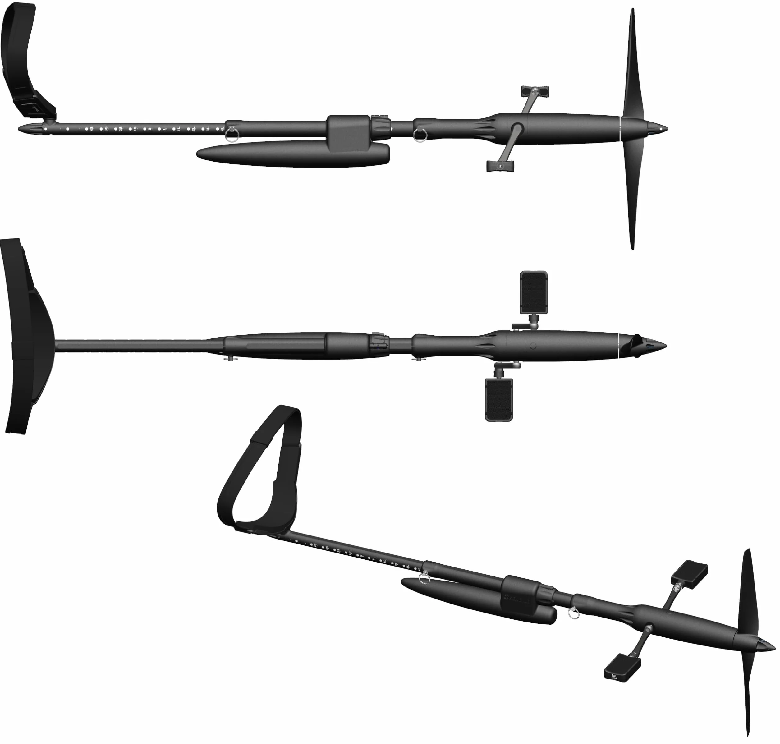 Water Bike 2.0 Swimming Propulsion Device for Snorkeling & Water Sports