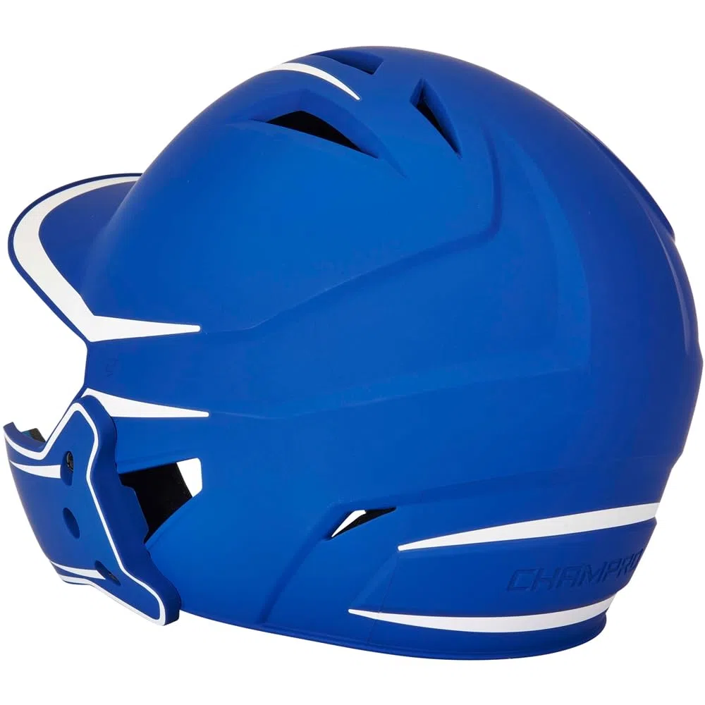 CHAMPRO Legend Plus HX Casque de batteur pour homme, bleu roi, blanc, taille M US