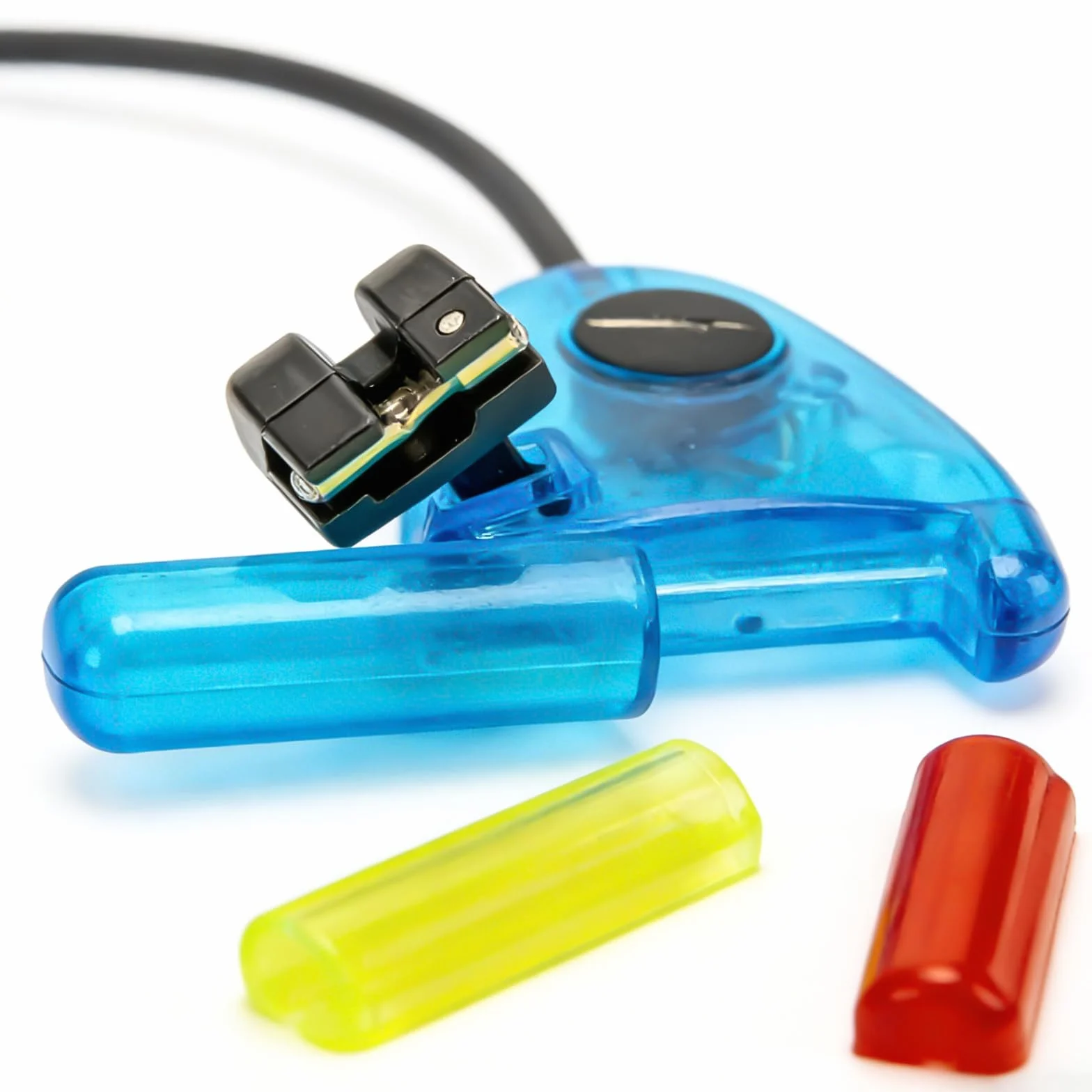 GBKDQQ Lot de 4 swingers pour la pêche à la carpe, 4 couleurs avec LED/raccord rapide/2 niveaux, indicateur de touche pour accessoires de pêche, élasticité réglable pour la pêche de nuit et la pêche à