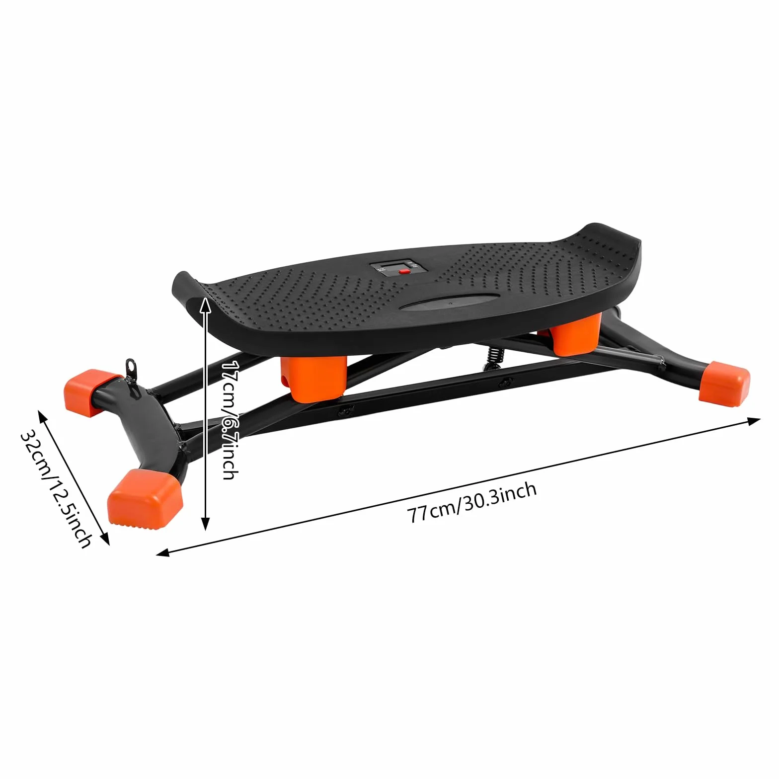 Machine de ski d'intérieur - Appareil d'entraînement de ski pour la maison avec bandes de résistance - Appareil de ski simulé pour entraînement complet du corps - Base antidérapante et affichage des