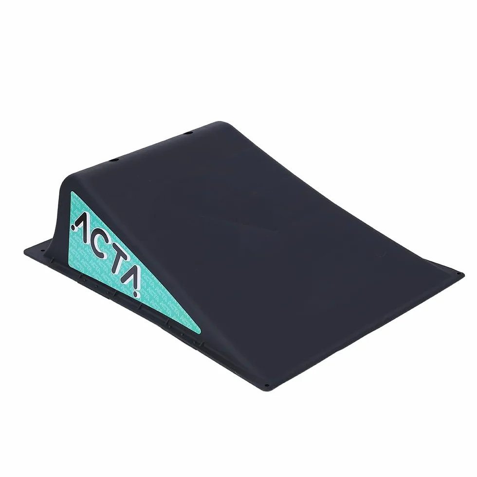 ACTA Rampe de Skate pour Enfants - Mini Rampe pour Trottinette Freestyle, BMX, Voiture RC - Légère et Portable (Rampe)