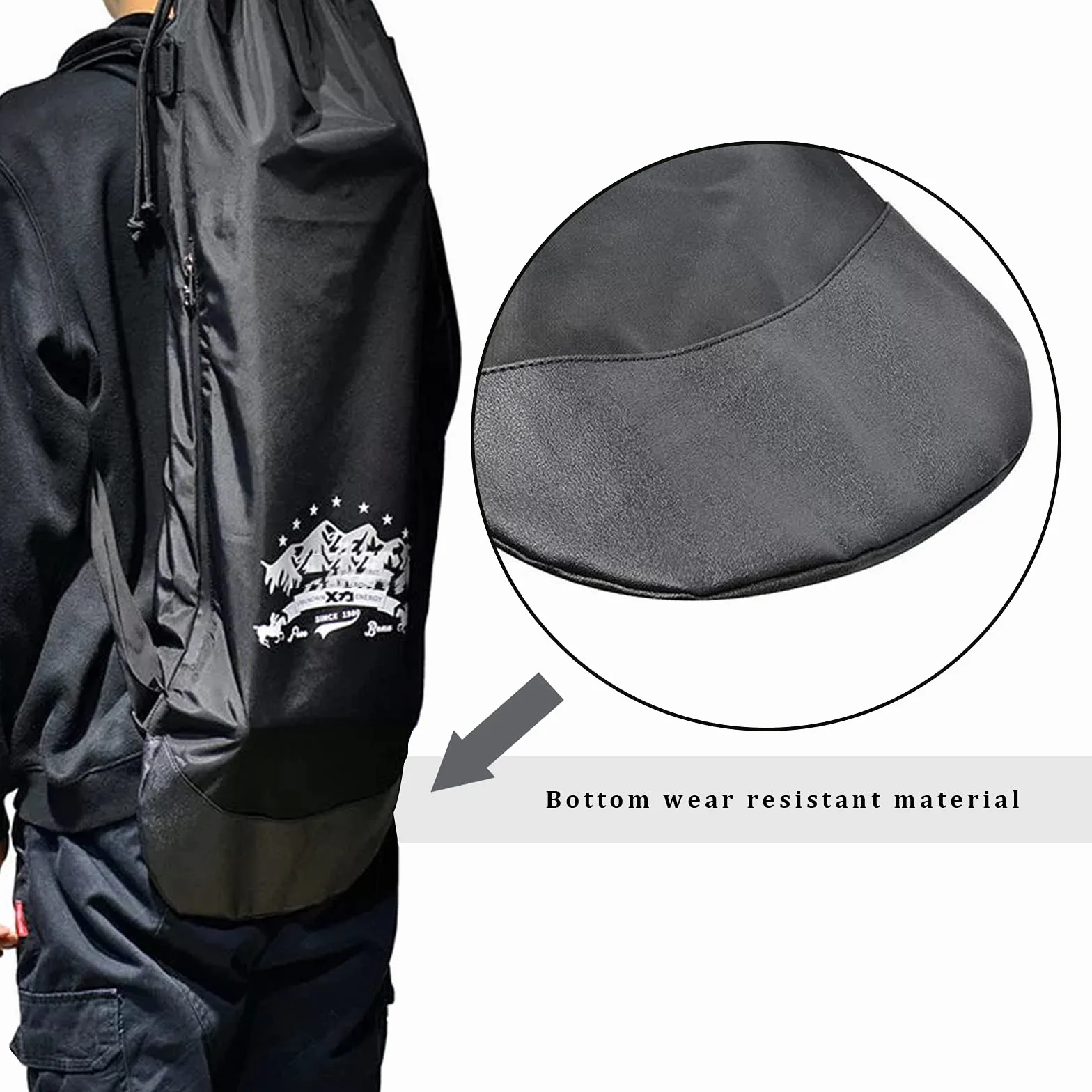 Sac à Dos pour Skateboard, Planche de Surf électrique à Double déformation, Pliable, imperméable, Deux épaules réglables, Sac à Dos Tendance Haute capacité pour Cadeaux