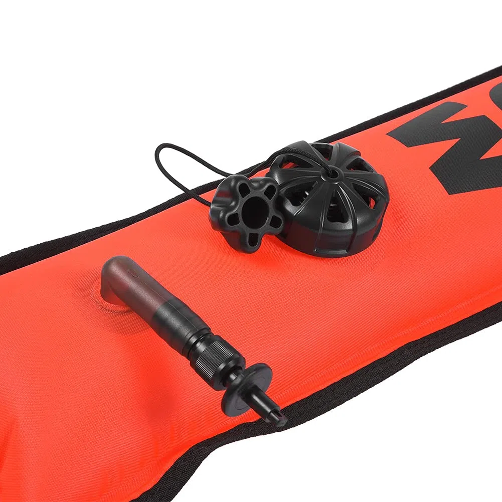 KIMISS Surfaceer Dsmb 6Ft Signal de Plongée Gonflable Haute visibilité SMB (Rouge)