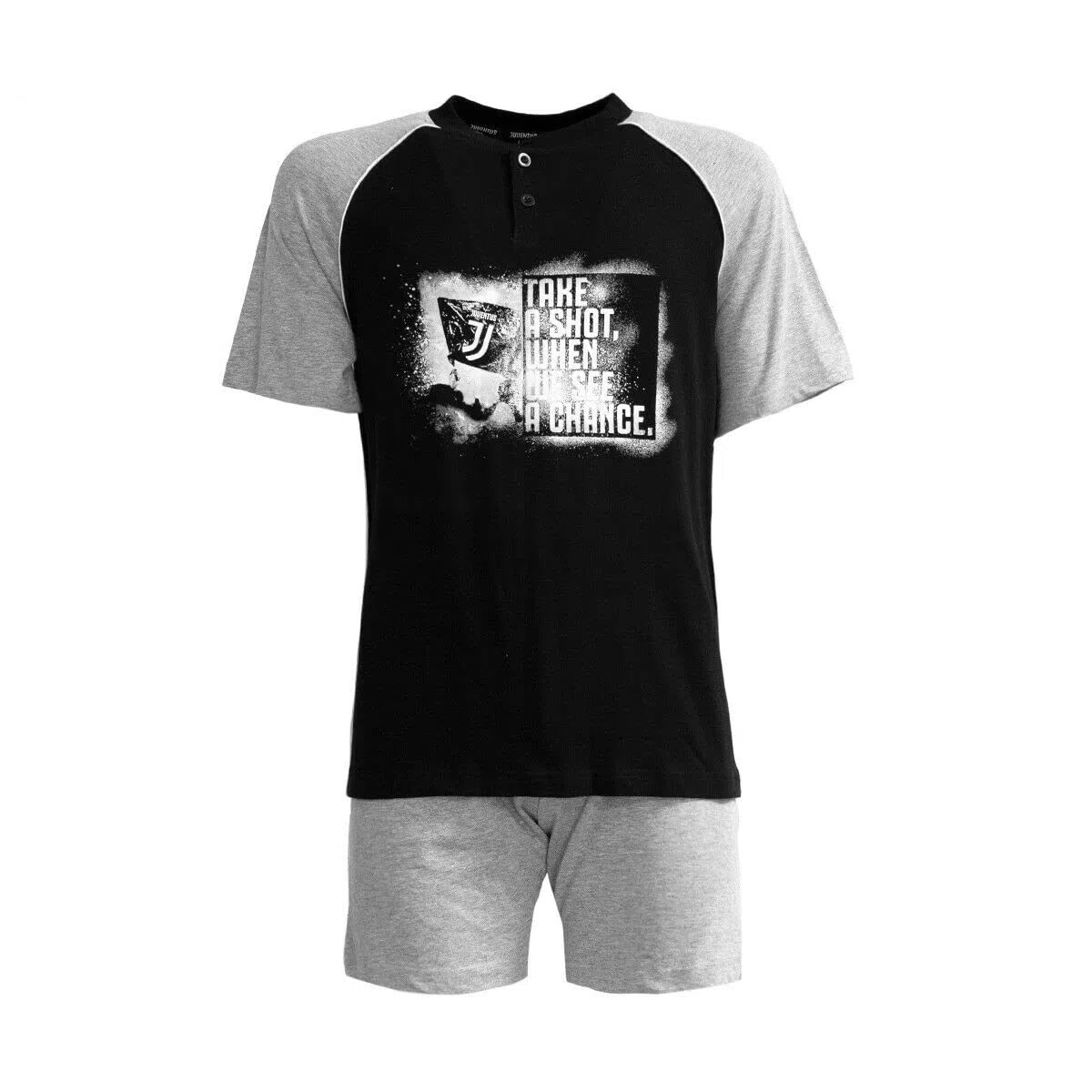 Pyjama court maillot manches courtes + short Juventus produit officiel Juve homme adulte