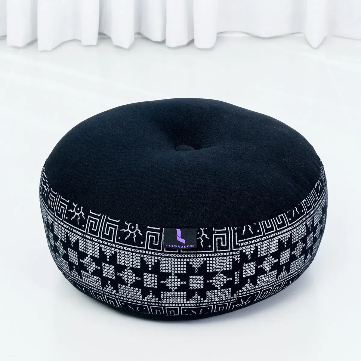 Leewadee Set Méditation Compact Zafu & Zabuton - Petit Coussin Kapok Yoga Zen Zazen