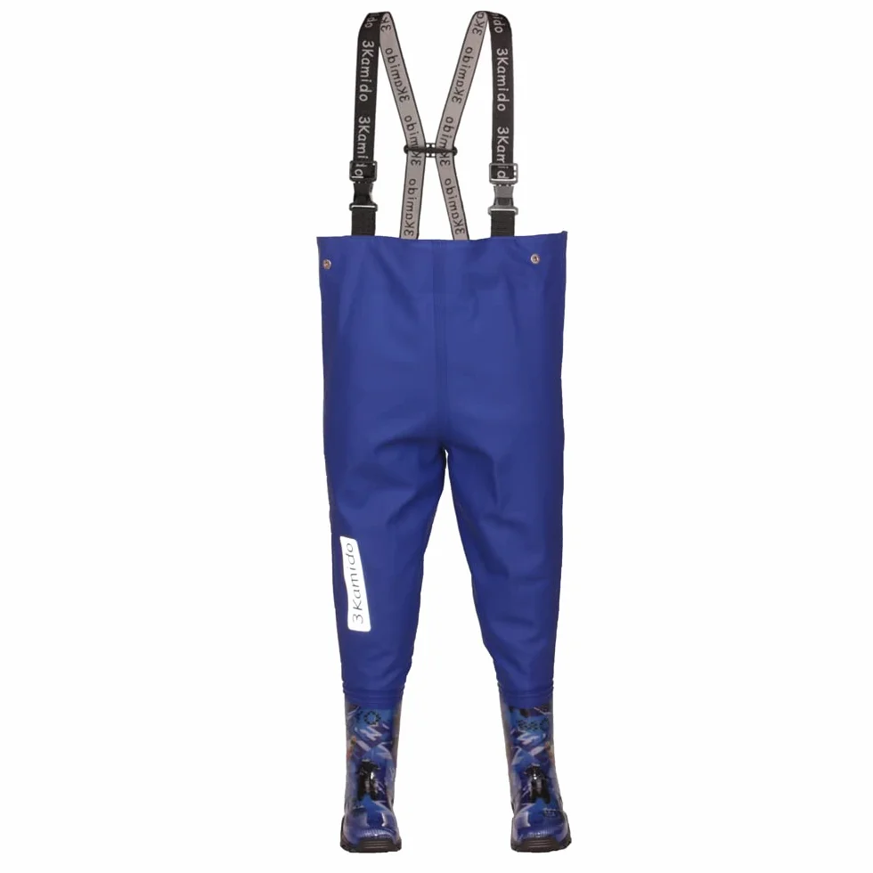 Enfant Cuissardes de pêche Jeunesse - 10 modèles, Taille Ajustable, Bretelles durables, Boucle FixLock Nexus, Enfants Waders, Bottes de pêche, Poitrine échassiers, 20-35 EU
