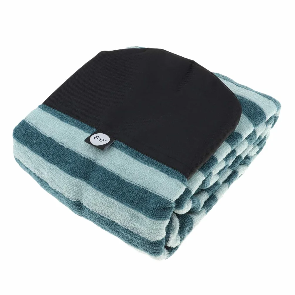 Couverture de de Chaussette de Surf Nautiques Housse de Shortboard Extensible Souple, Vert, 8.0ft