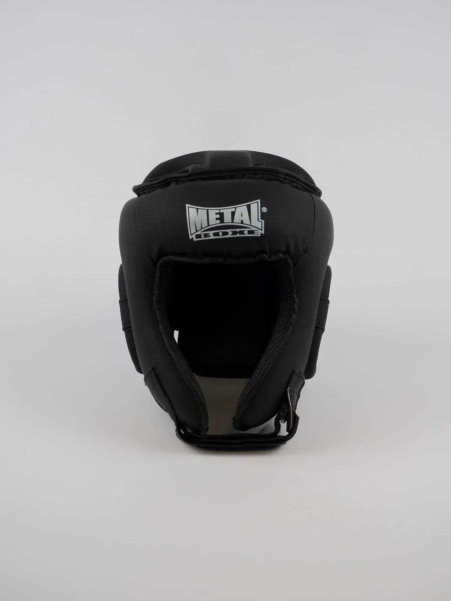 METAL BOXE Casque Compétition Noir Junior Sports de Combat Jeunesse Unisexe