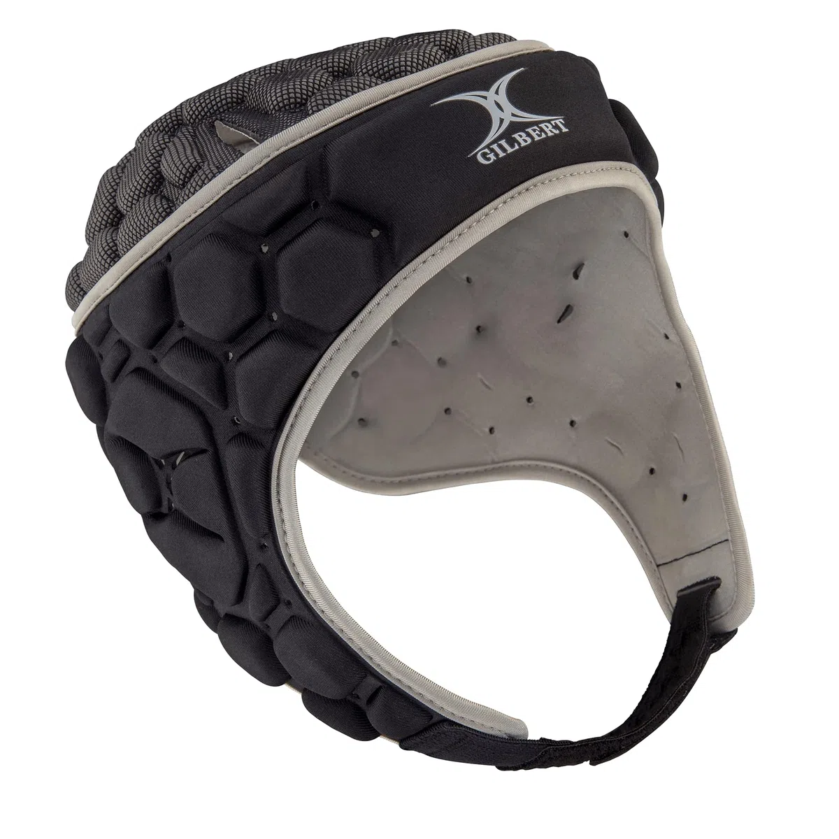 Gilbert - Casque Rugby Noir - Casque de Rugby
