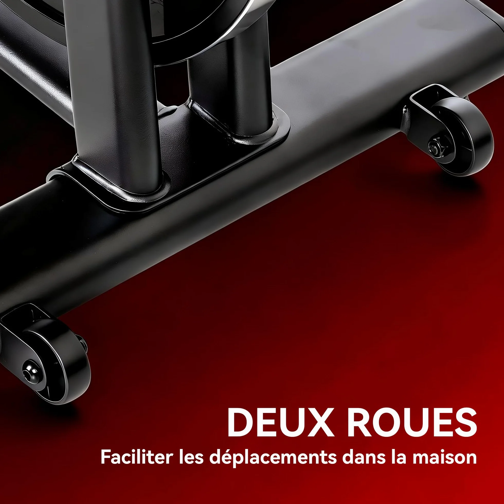 SPORTNOW Vélo d'Appartement avec Résistance Magnétique Réglable, Vélo d'Appartement avec Écran LCD, Siège Confortable, Selle et Guidon Réglables, pour Entraînement Cardio, Capacité 120 kg