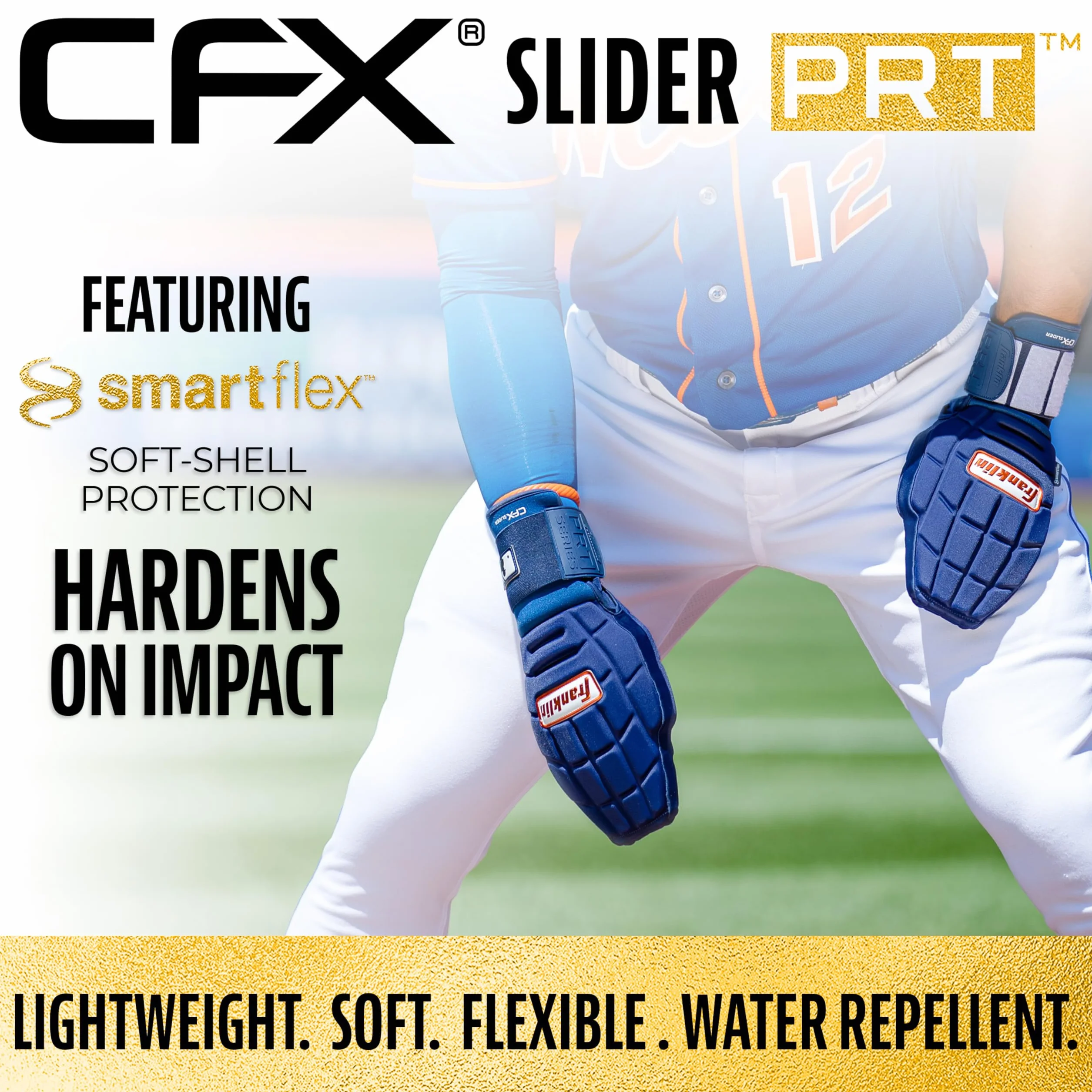 Franklin Sports Cfx Prt Adult Protective Baserunning Sliding Glove Gants de Protection Unisexe