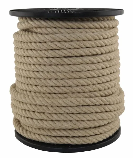 Corde en chanvre - Diamètre 14 mm - Bobine de 50 m - 100 % chanvre naturel