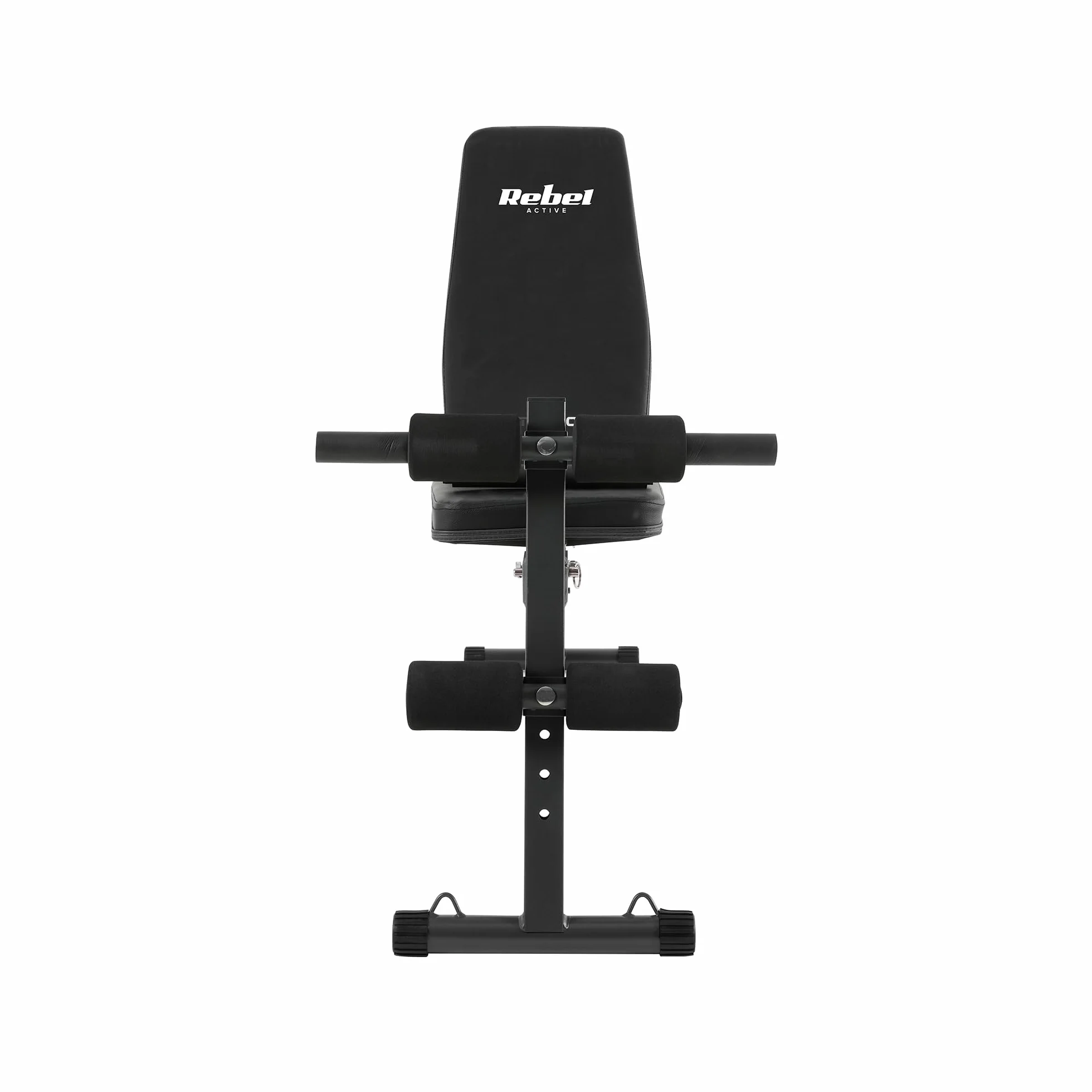 Banc de musculation incliné réglable avec blocage des jambes et bandes élastiques Rebel Active RBA-2003