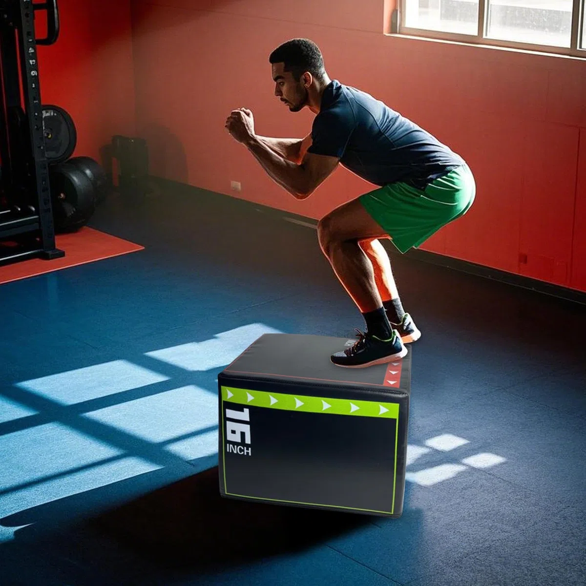 Boîte De Saut Pliométrique - Boîte De Saut Pour L'Entraînement | Step Up Box Pour L'exercice | Plyo Box | Boîte De Saut | Outil D'entraînement Pour Sauts Avec Choc Non Slip, Équipement Pour Le Fitnes