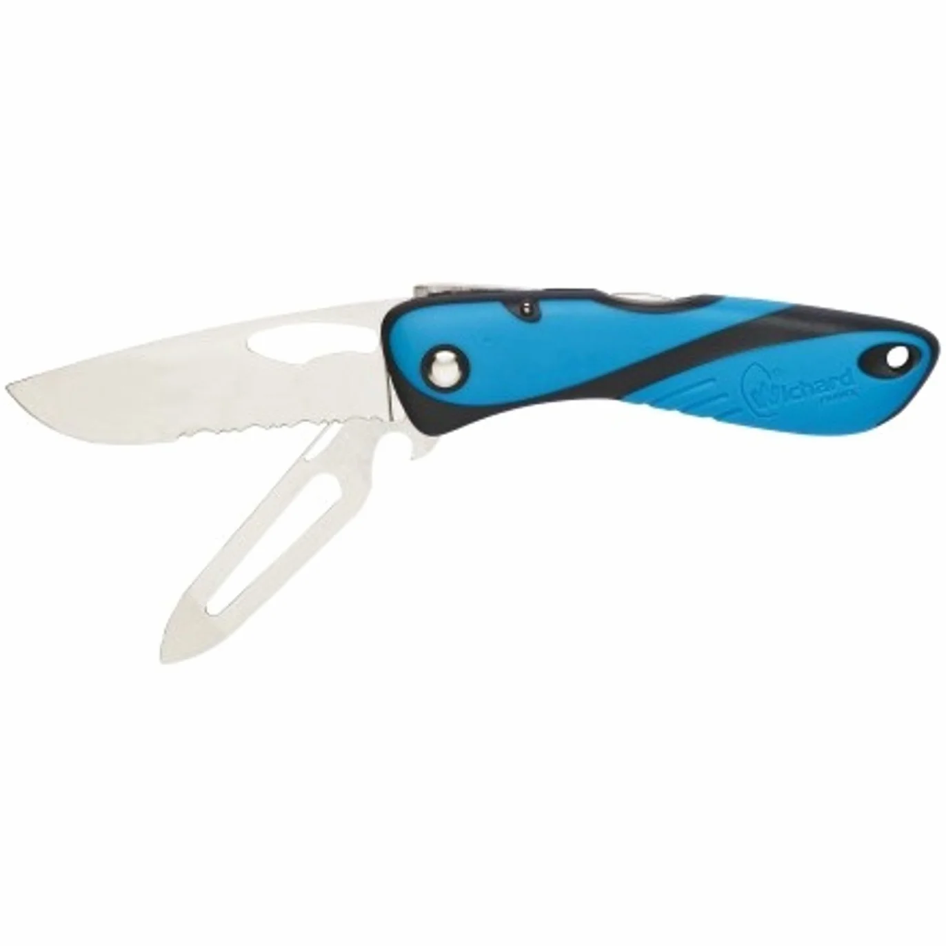 PLASTIMO Knife Offshore SHACKL Key+Spike Blue/BLK