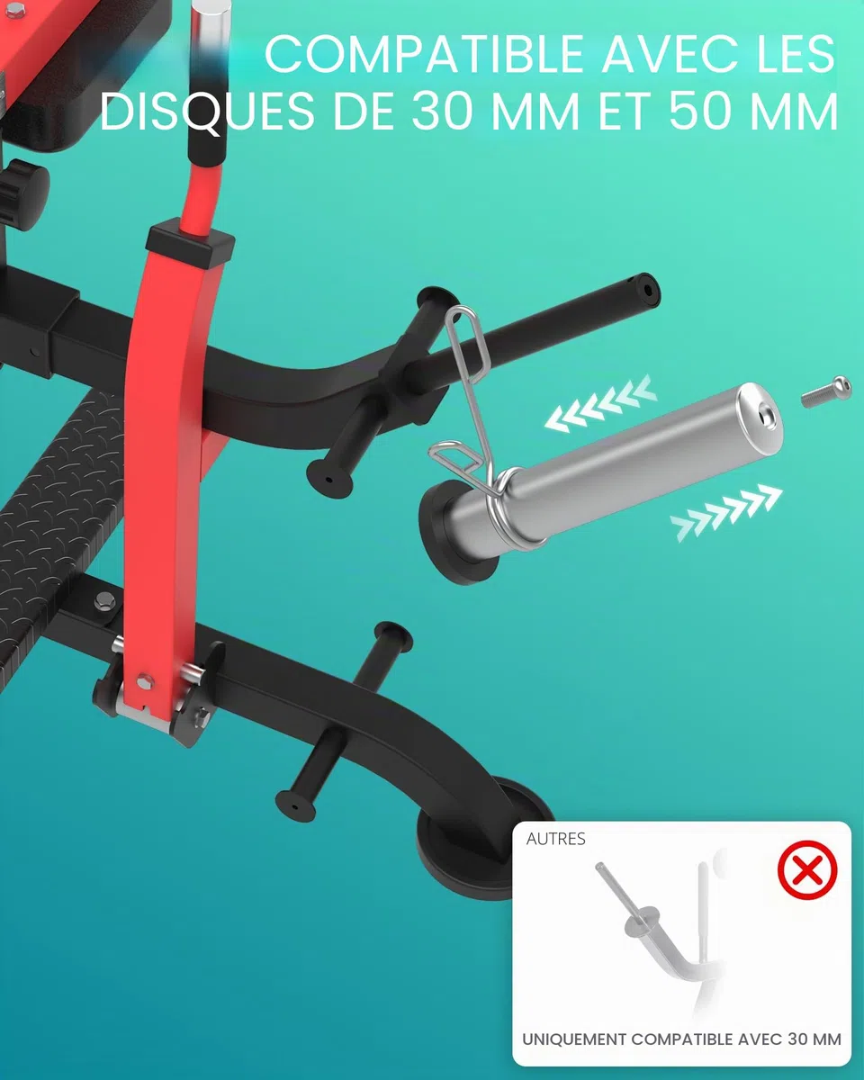 HVO Machine à Mollets Assis: Appareil d'entraînement pour Jambes à Domicile en Position Assise Seated Calf Raise Machine