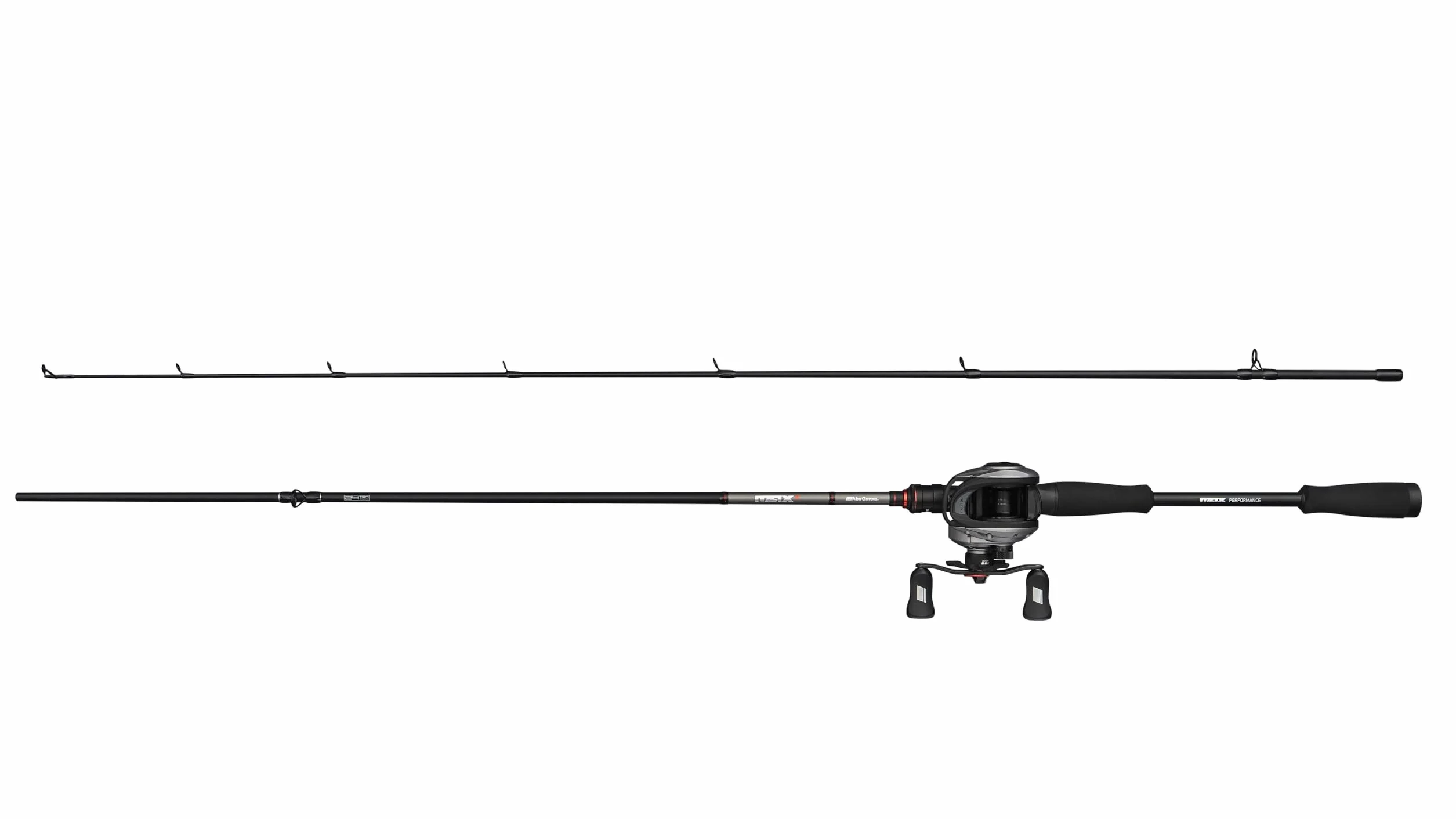 Abu Garcia Max X Casting Ensemble Canne et Moulinet Bait à Profil Bas Eau Douce Pêche Leurres Prédateurs