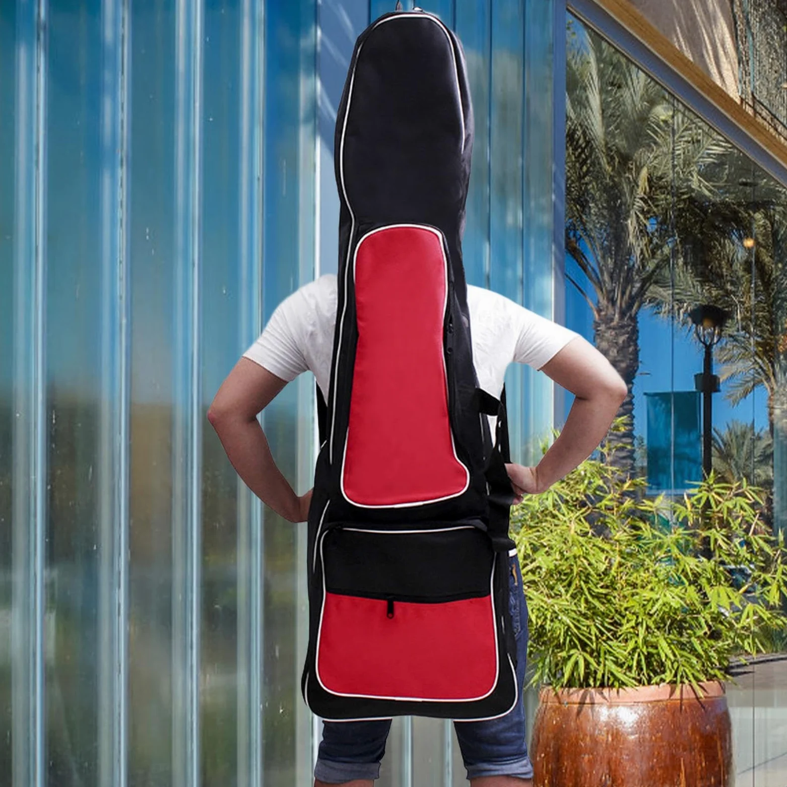 LOVIVER Sac d'escrime - Sac de rangement d'escrime - Sac à dos pour escrimeurs débutants - Taille 116cm x 32cm - Noir