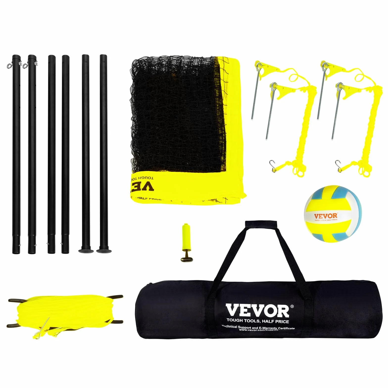 VEVOR Kit Filet de Volleyball Professionnel