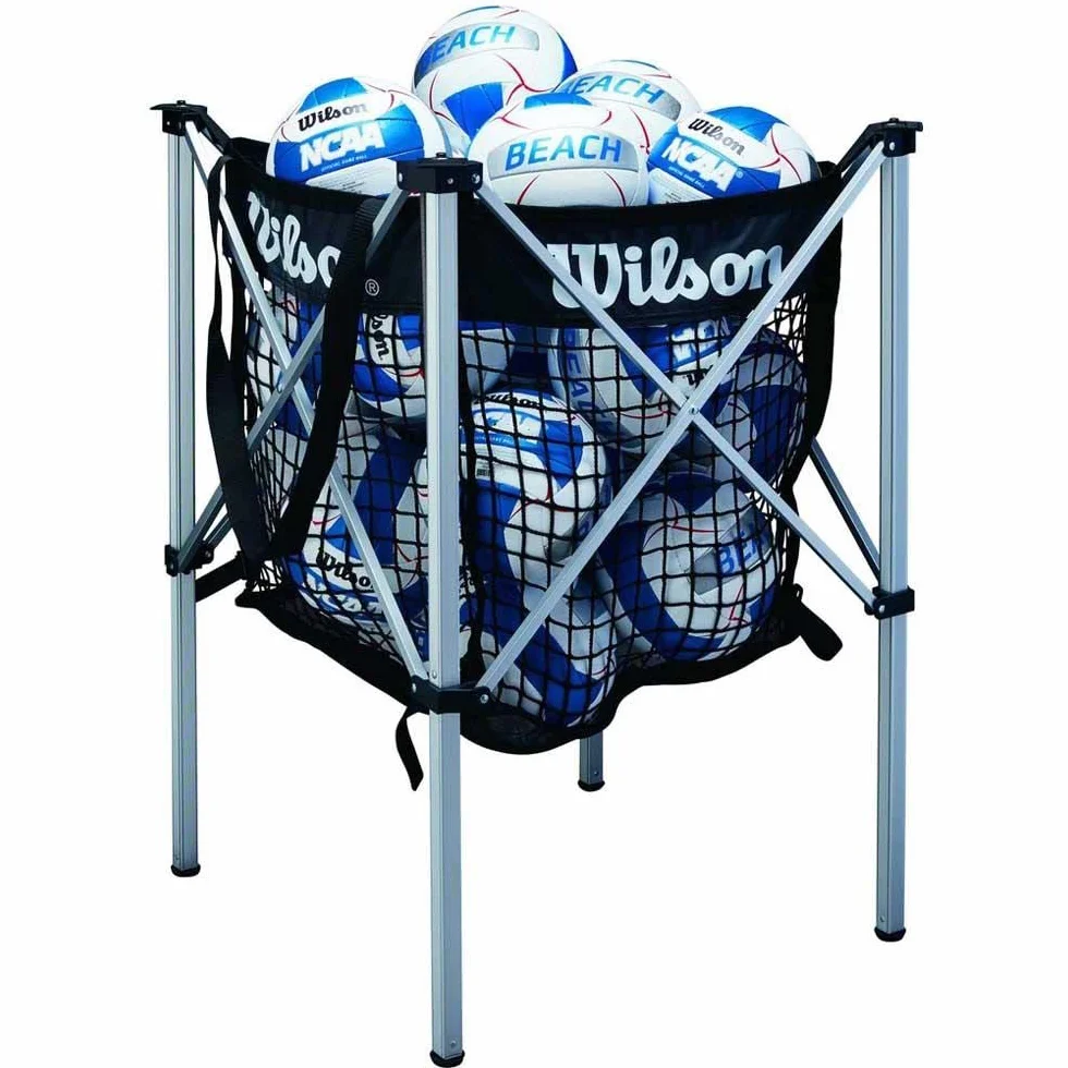 Wilson Beach Volleyball, Chariot à ballons, Avec filet inclus