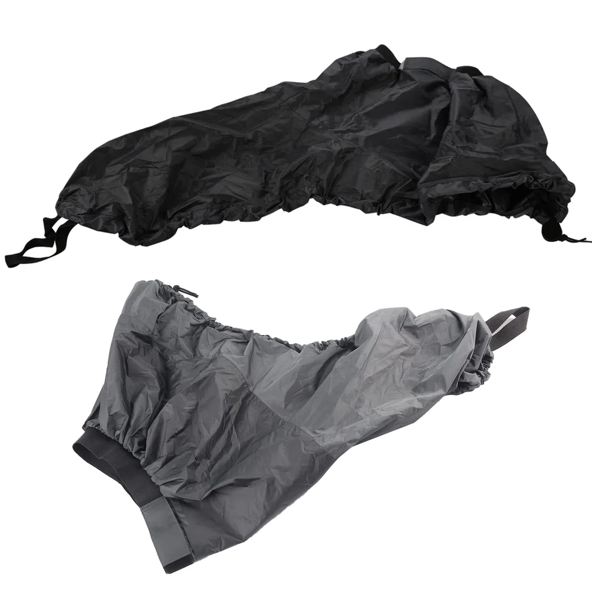 BORDSTRACT Jupe anti-éclaboussures en nylon pour kayak，Accessoire de sport nautique ajustable et imperméable pour l'extérieur (gris)