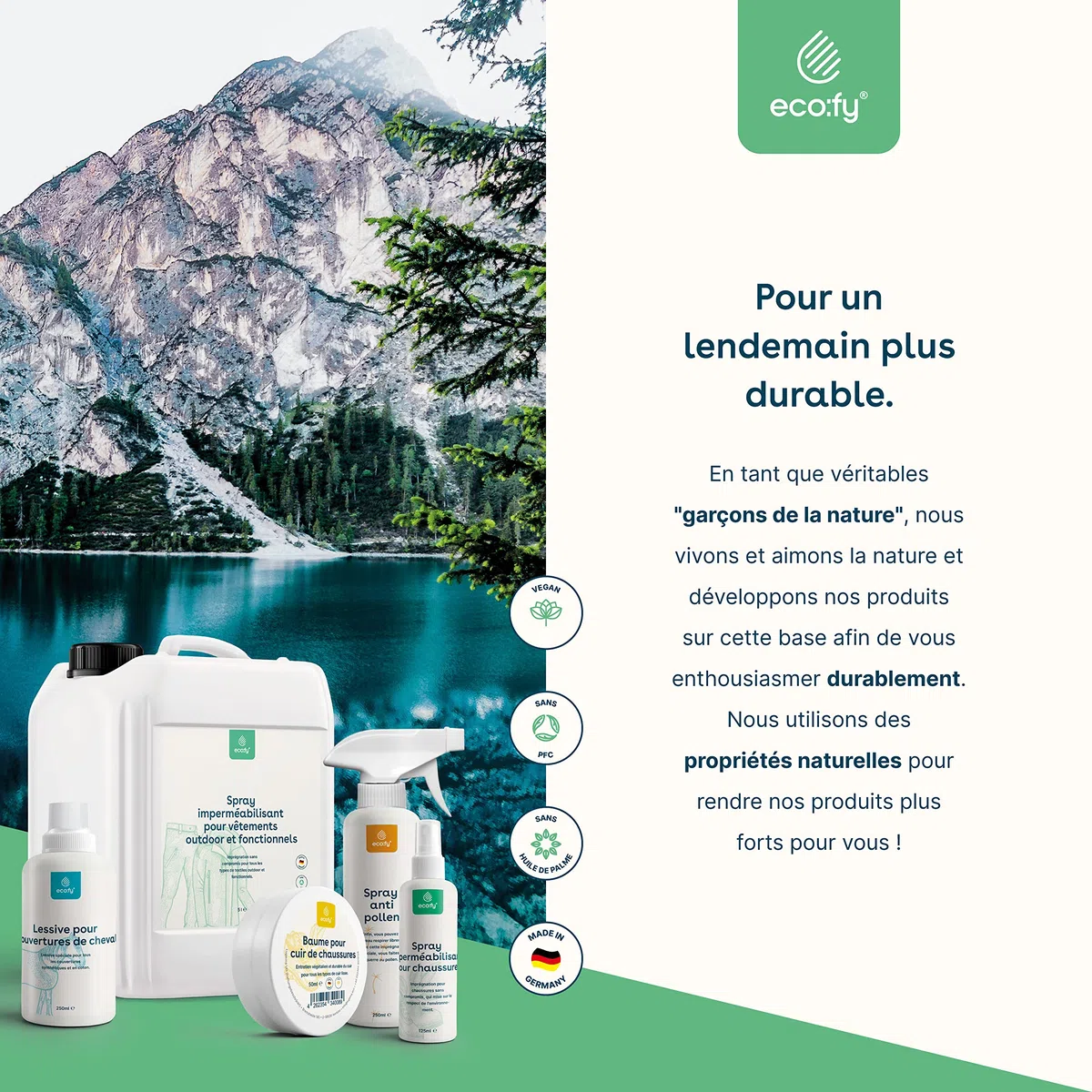 Spray d'imprégnation pour Textiles Imprégnation Protection Contre Les intempéries sans PFC Scellement Contre l'humidité et la saleté Goretex Sympatex