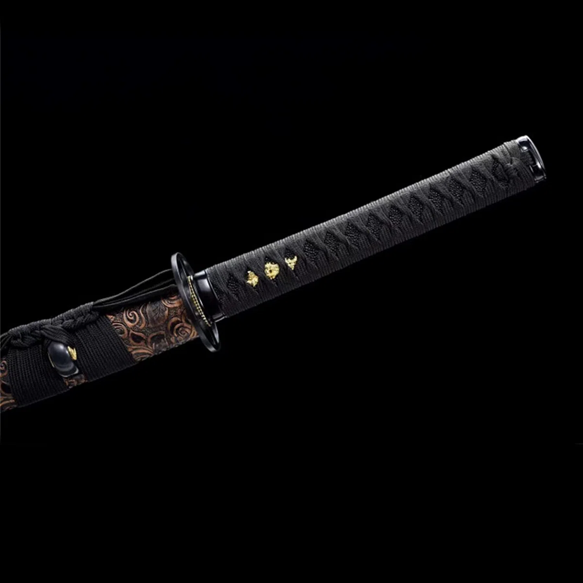 Épée de samouraï en Bois, bokken fait à la main, processus traditionnel, lame en bambou naturel, katana d'entraînement japonais cadeau kendo iaido
