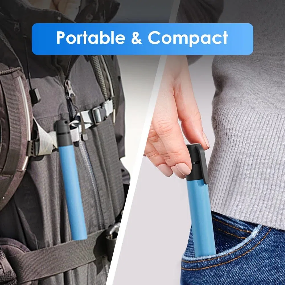 Paille Filtrante Portable pour l'eau, Purificateur d'eau pour Le Camping et la Randonnée