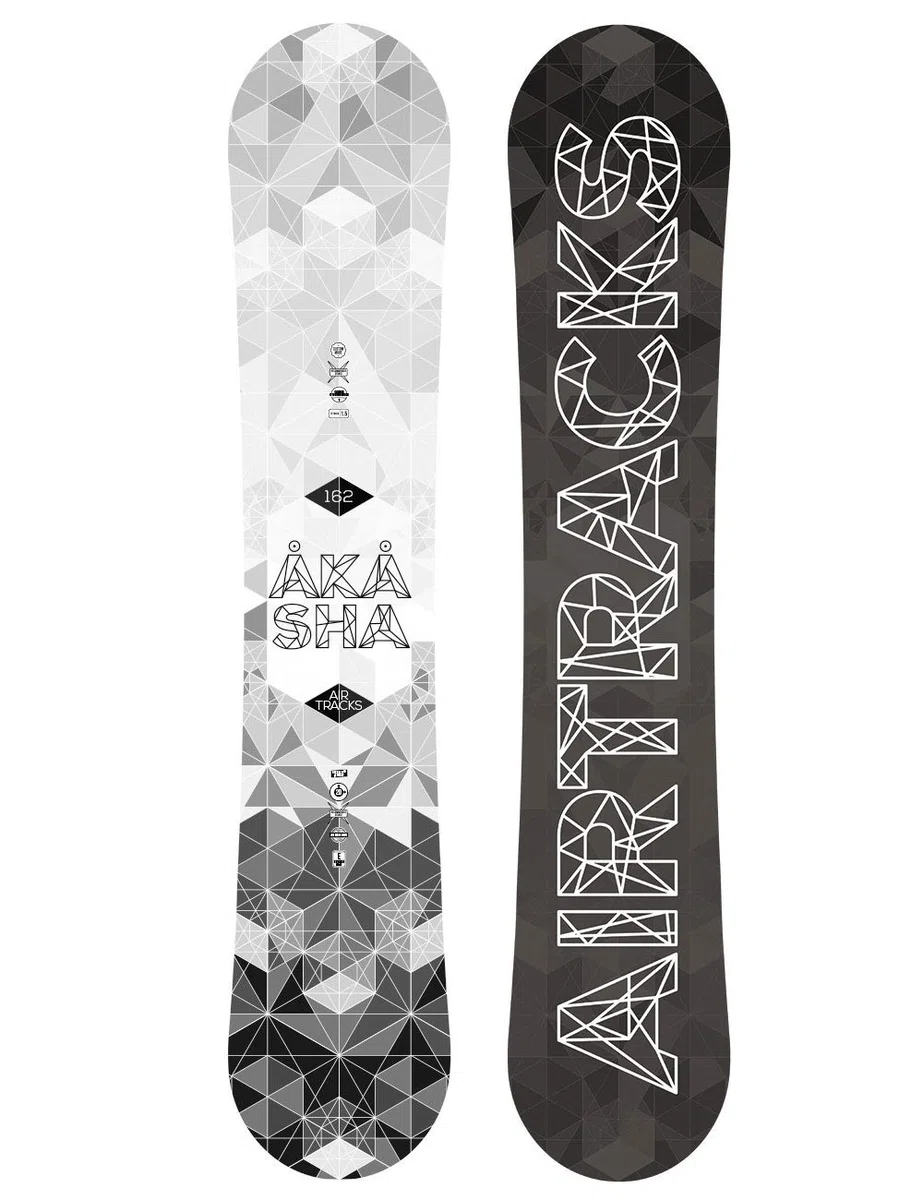 Airtracks Akasha Snowboard Hybrid Rocker All Mountain Freestyle 152 157 155 159 162 cm