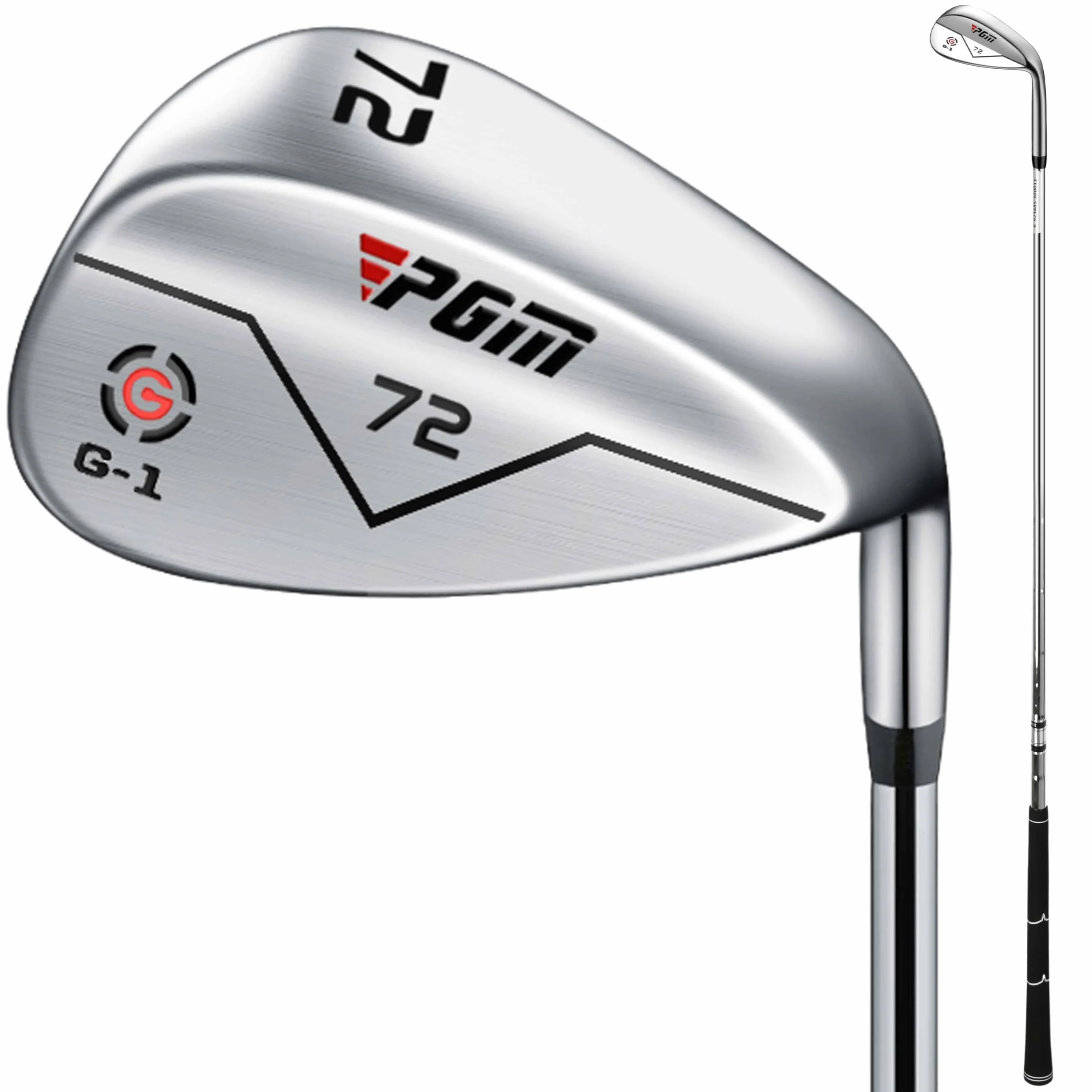 PGM Wedge – 72 degrés Premium Sand Wedge pour homme et femme – Texturé CNC – Bunker Buster Escape Bunkers et économisez des coups autour du club de golf Green-High Loft