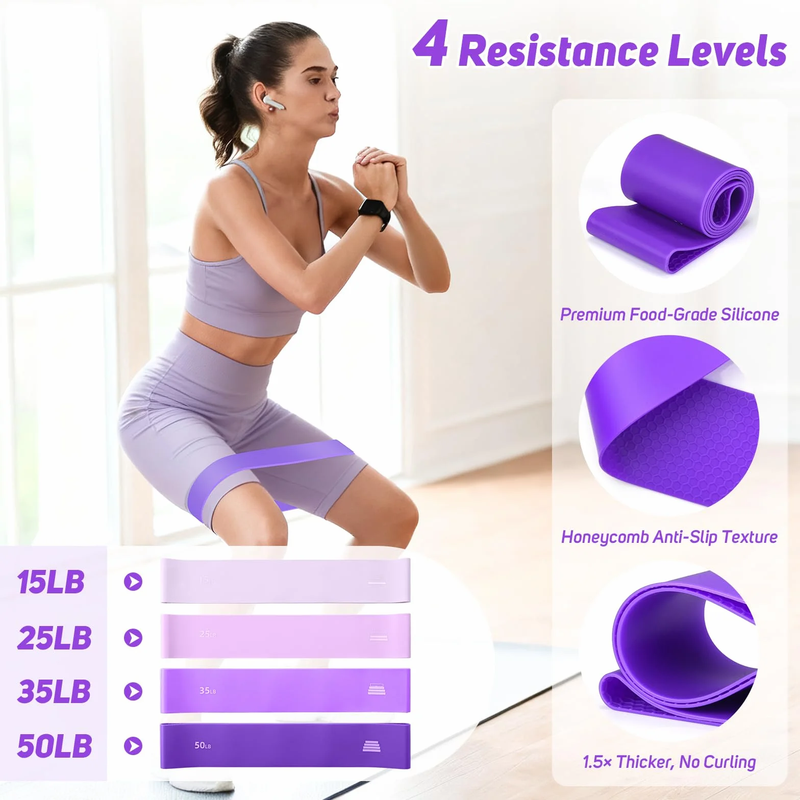 Asten Kit de pilates à domicile pour femme : équipement de Pilates, anneau et balle de Pilates avec bandes de résistance, curseur de base, rouleau en mousse, kit essentiel de pilates pour entraînement