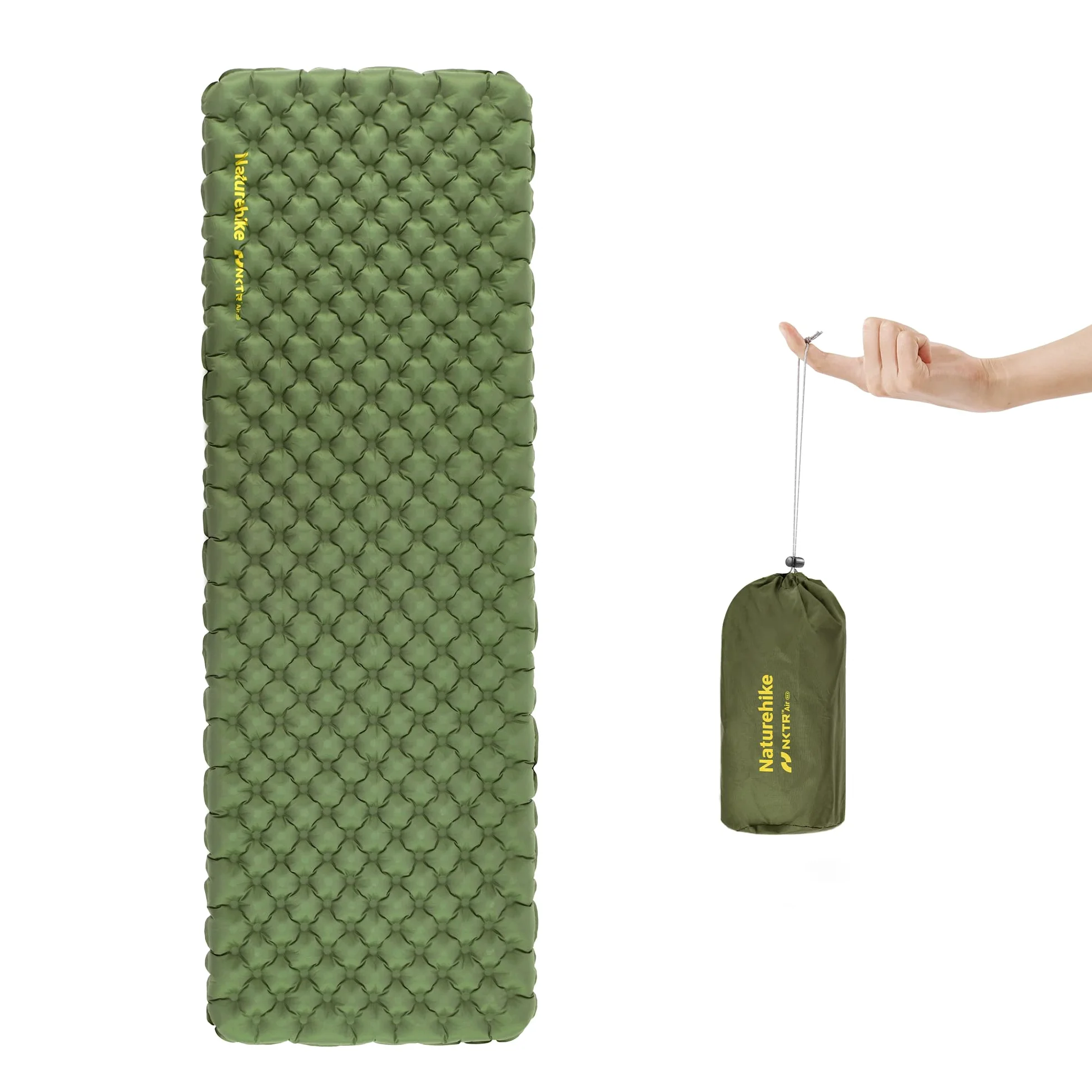 Naturehike Matelas Autogonflant 4.6R - Matelas de Camping Gonflable, Portable pour Trekking, Randonnée, Alpinisme et Backpacking