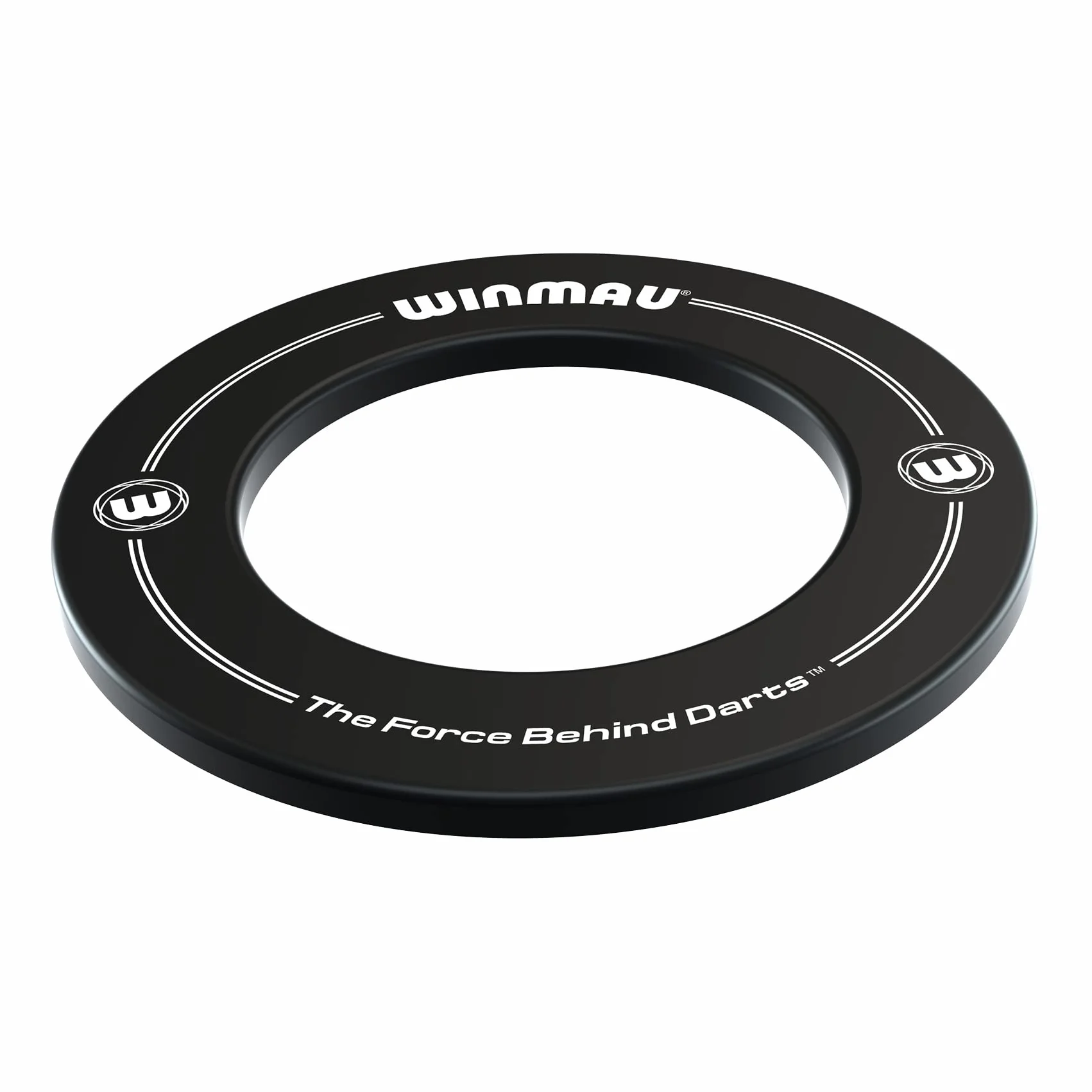 Winmau Cible de fléchettes avec Contour imprimé Noir