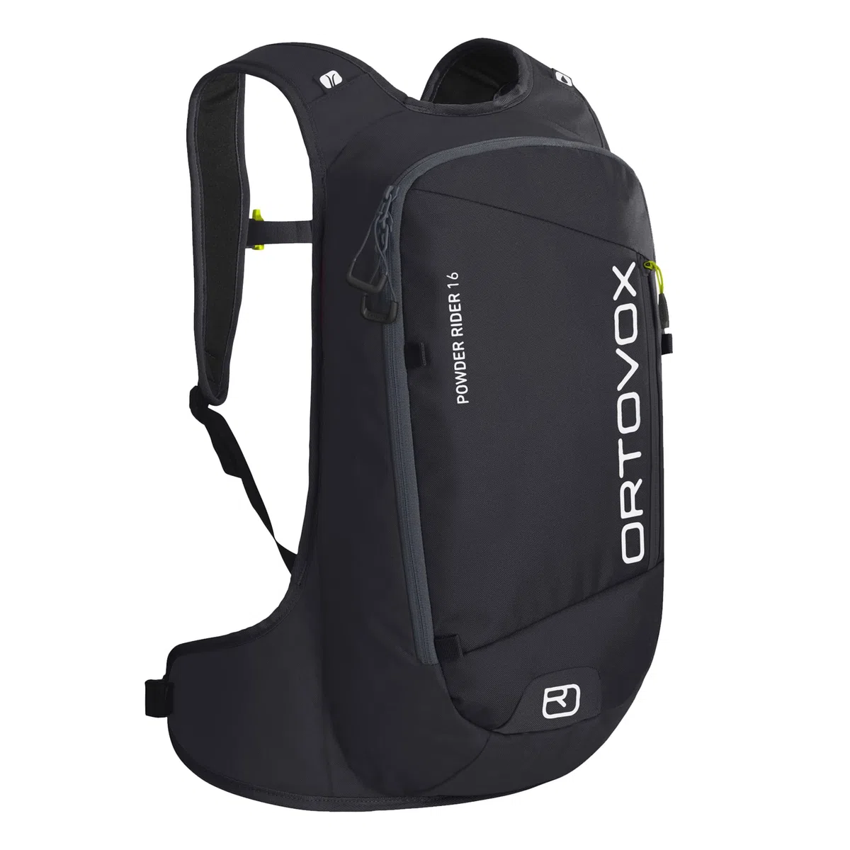 Ortovox Powder Rider 16 Sac à dos léger Freeride avec compatibilité hydratation et sécurité avalanche pour les courtes randonnées de ski