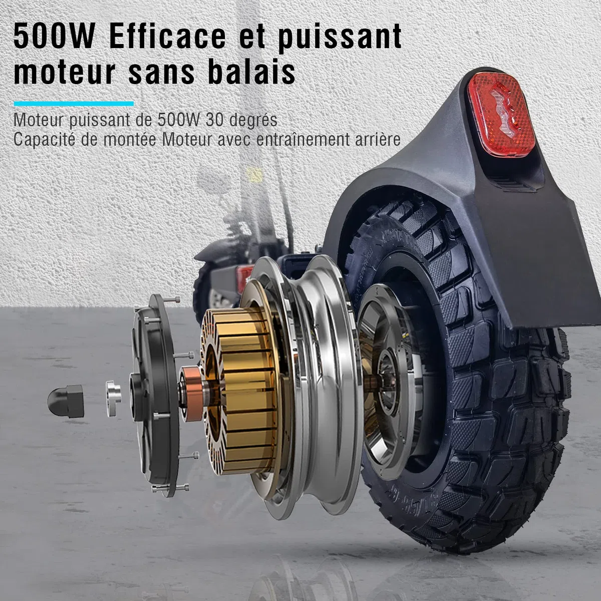 JOYOR Trottinette Electrique Adulte,S/Y Serie Autonomie 55-75KM Batterie 48V 13/18Ah Moteur 500W/600W Trotinette Electrique Puissante Tout Terrain Ultra Legere Double Suspension