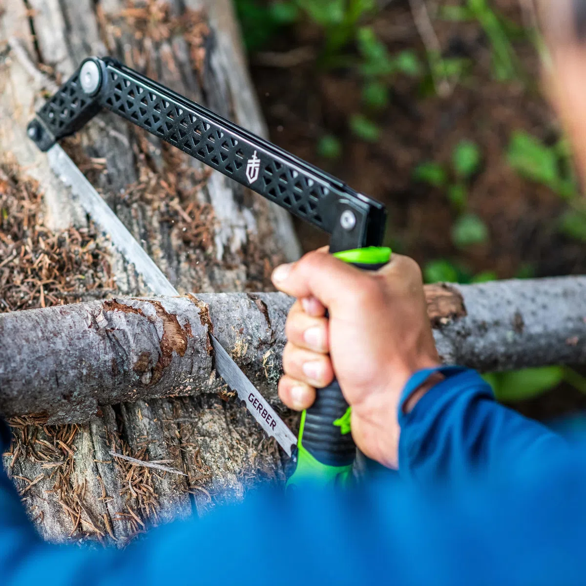 Gerber Freescape Scie Pliante Mixte Adulte Noir/Vert Taille Unique