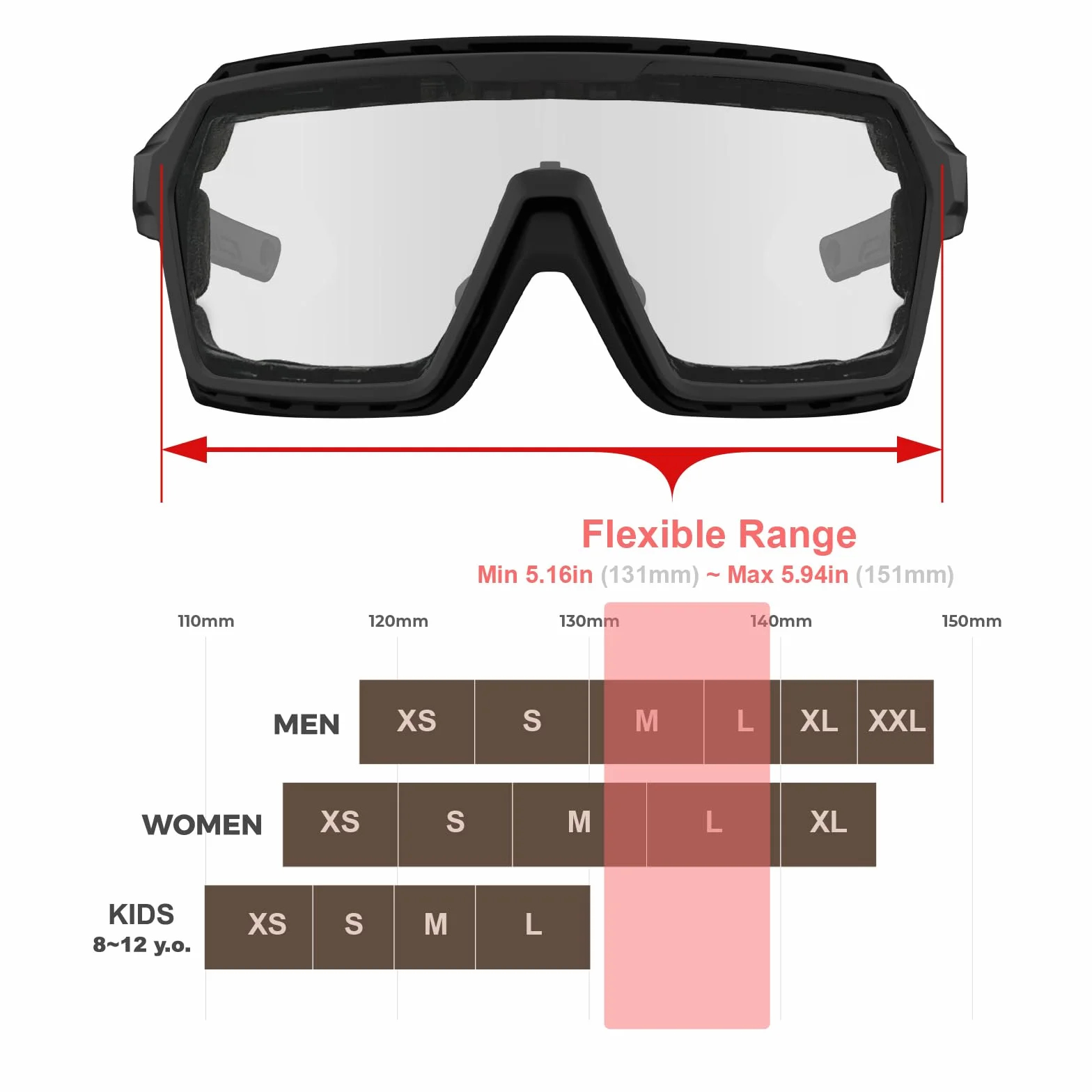 Lunettes de Moto Antibuée Verres Clairs Protection UV Coupe Vent Spoggles avec Mousse Amovible et Sangle Amovible pour Moto Scooter UTV
