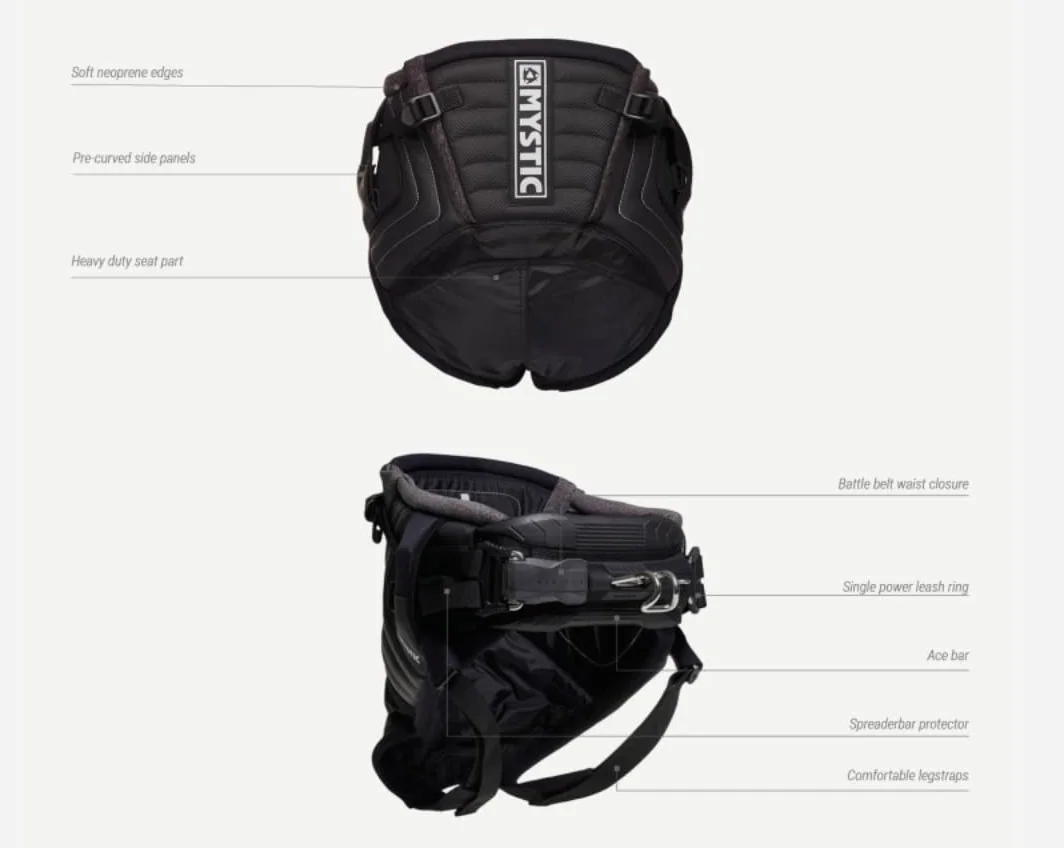 MYSTIC Harnais Culotte Driver Black