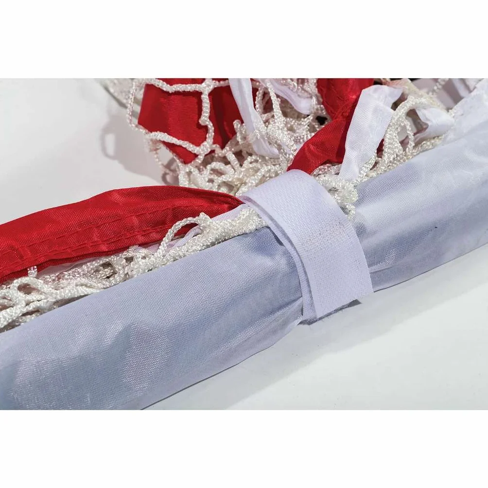 Franklin Sports Fibertech Cage de Hockey de Rue Portable de la LNH Ensemble de But roulettes-127 cm Unisexe-Adolescents, Rouge, 50 inches