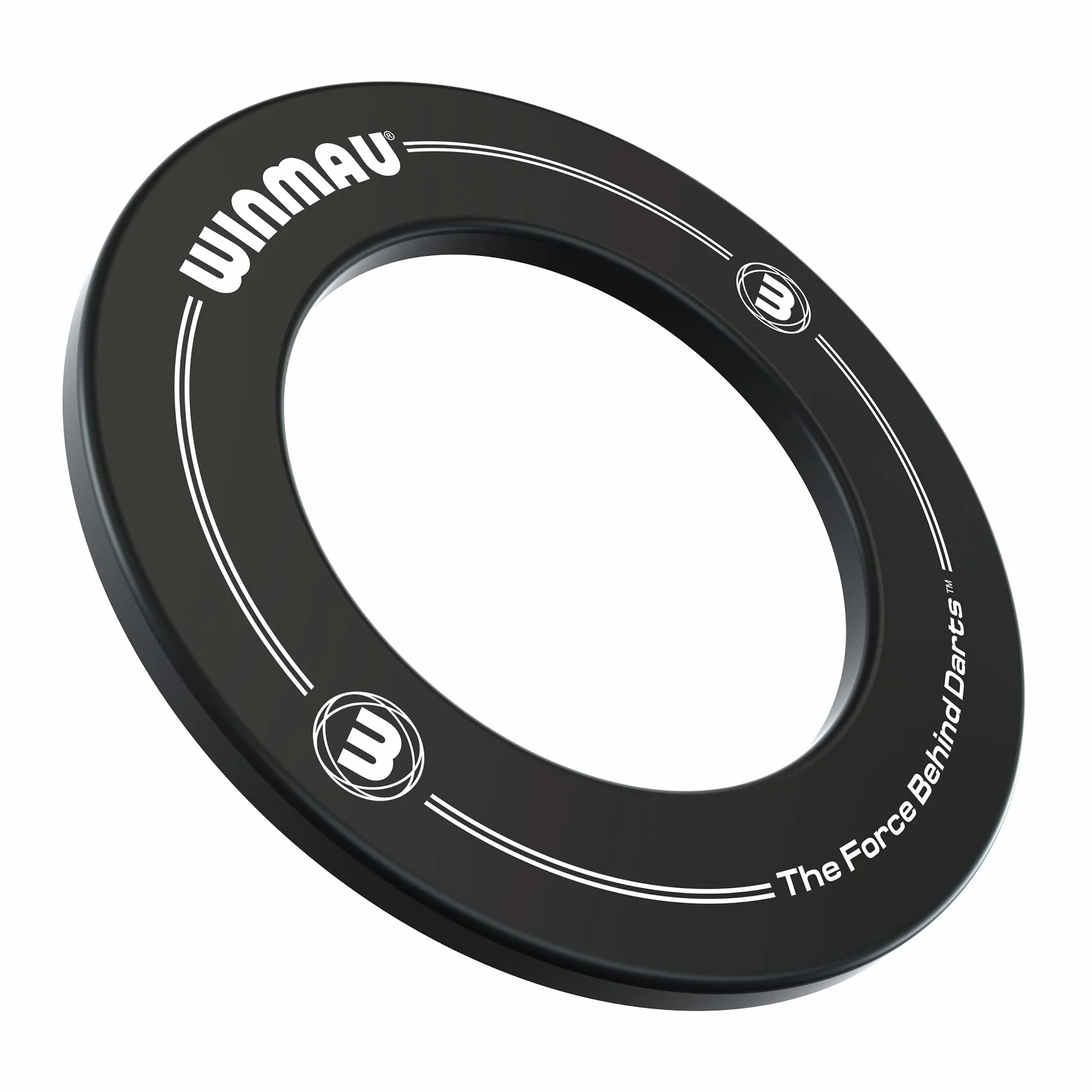 Winmau Cible de fléchettes avec Contour imprimé Noir