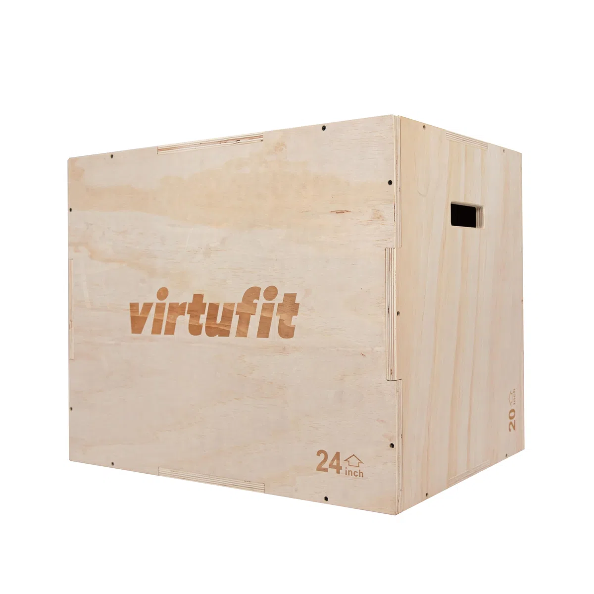 VirtuFit Plyo-Box VF02055 Mixte Adulte, Bois, Taille Unique