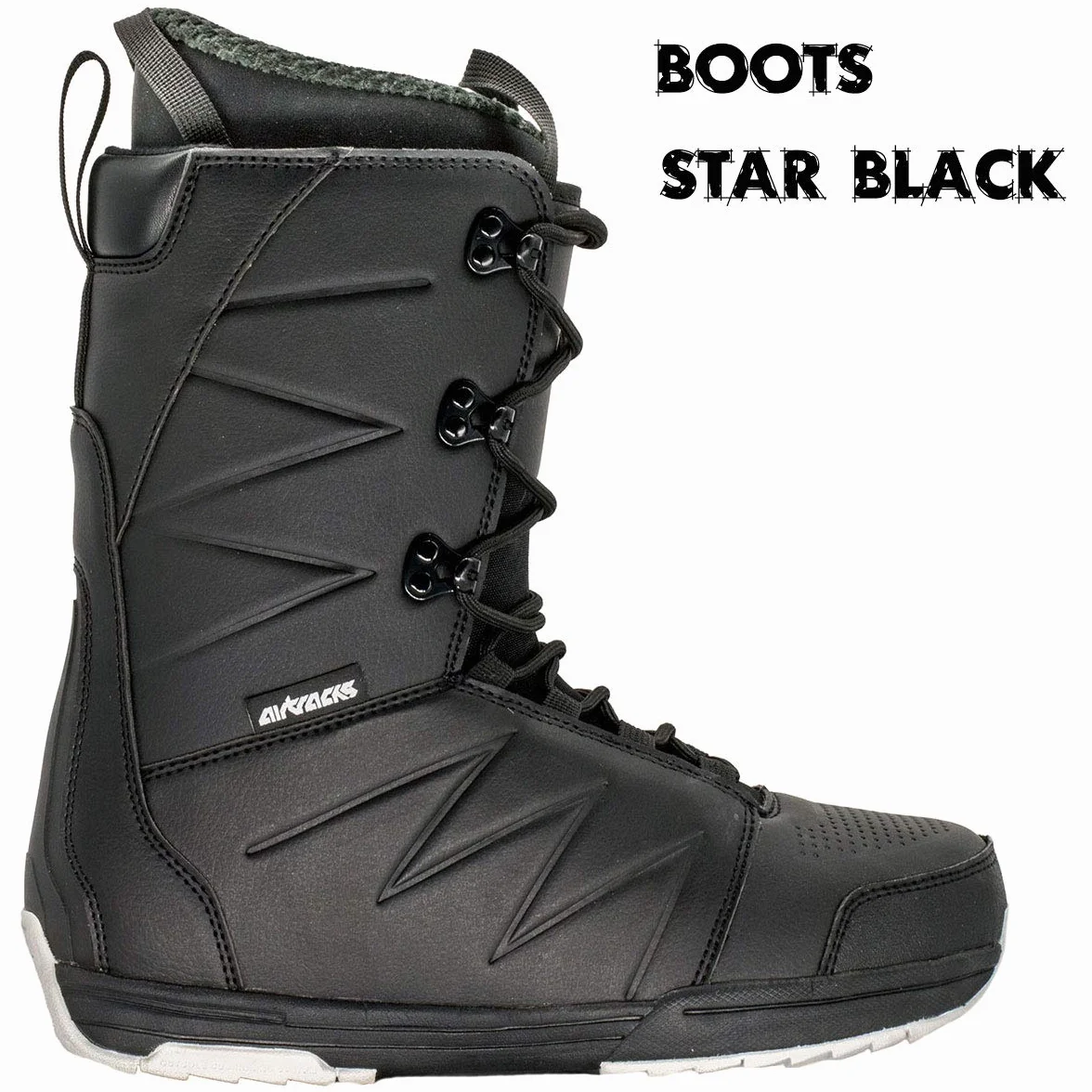 AIRTRACKS Snowboard Set Pack Planche Under Zero Rocker Wide + Fixations Master + Chaussures + SB Sac / 156 159 163 165 cm