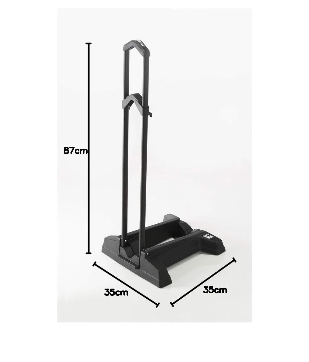 Fischer 10446 Support de vélo I Rangement pour vélo I Support à vélo I Parker à vélo Noir