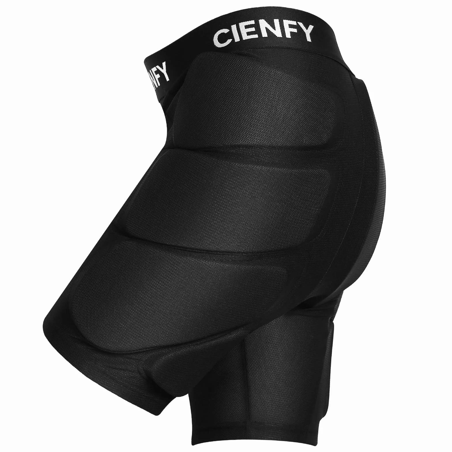 Cienfy Short de Protection rembourré en EVA pour Le Snowboard, Le Patinage et Le Ski, Protection des Hanches 3D pour Hanches, Fesses et Coccyx