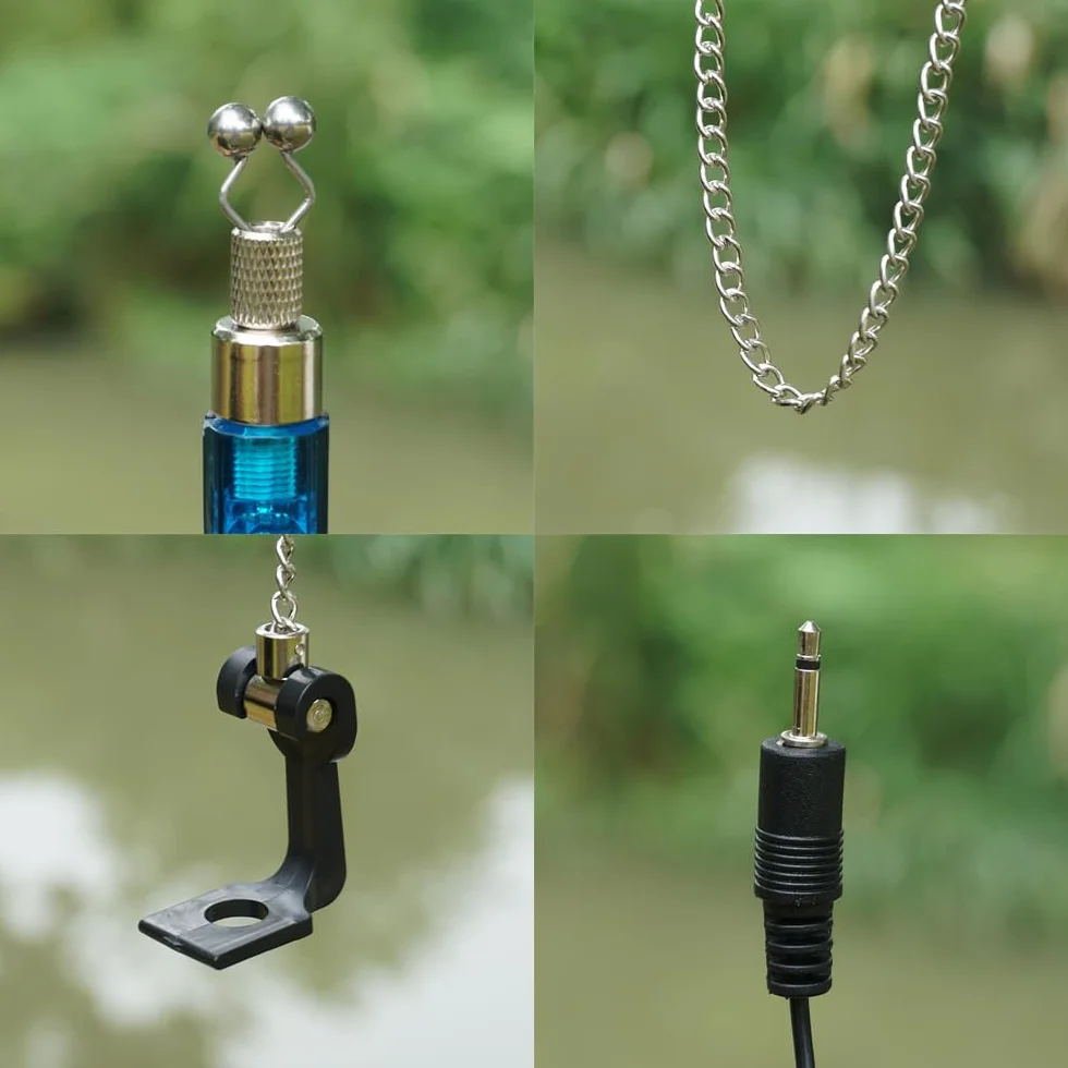 Alarme de pêche à la Carpe et échangistes réglés LED Bleue B14A