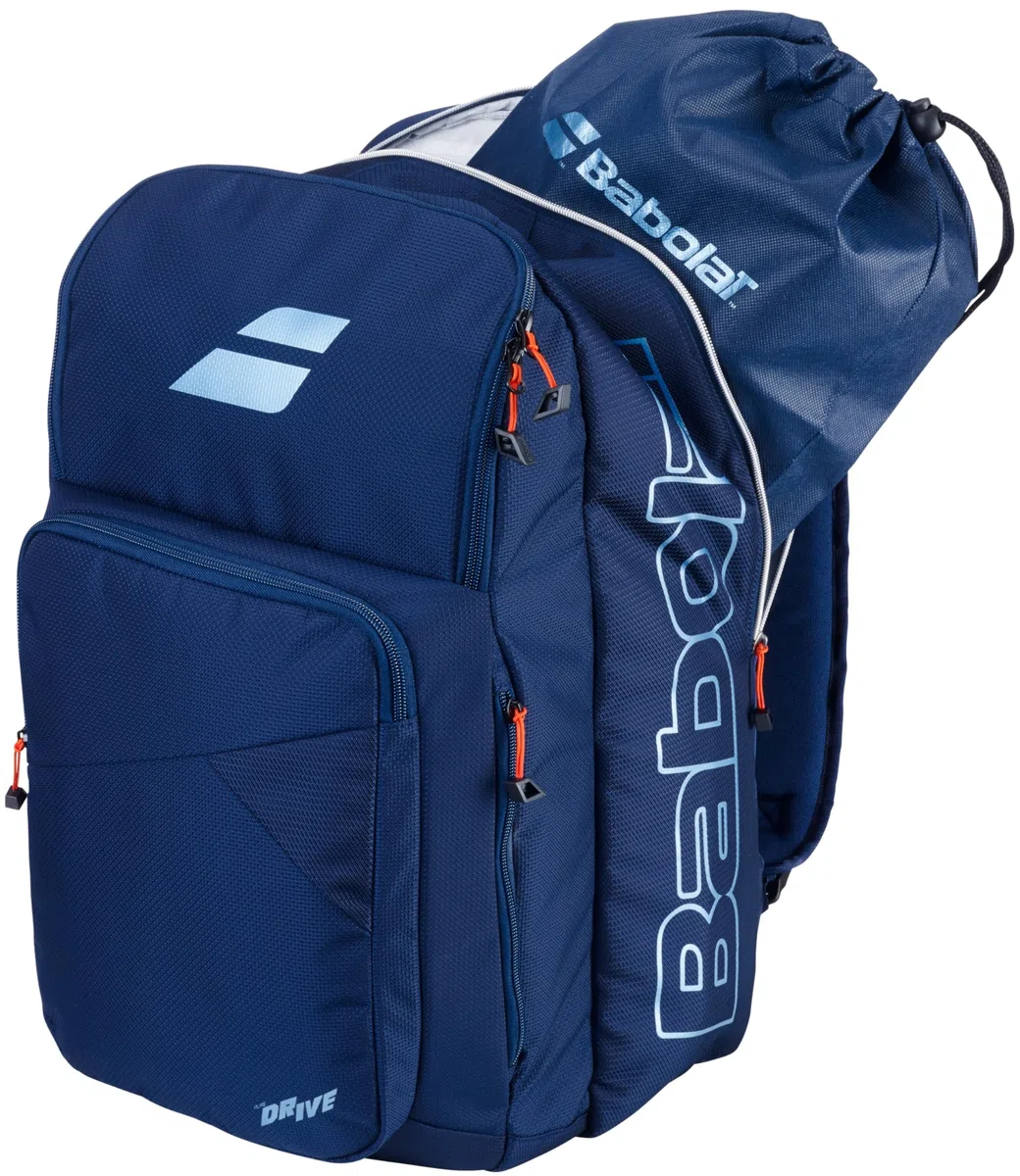 Babolat, Sac de Tennis Modèle Kids, Taille Unique, Couleur Bleu/Blanc/Rose, Sac Polyvalent avec Deux Compartiments, Poche dédiée aux Accessoires, Idéal pour Enfants